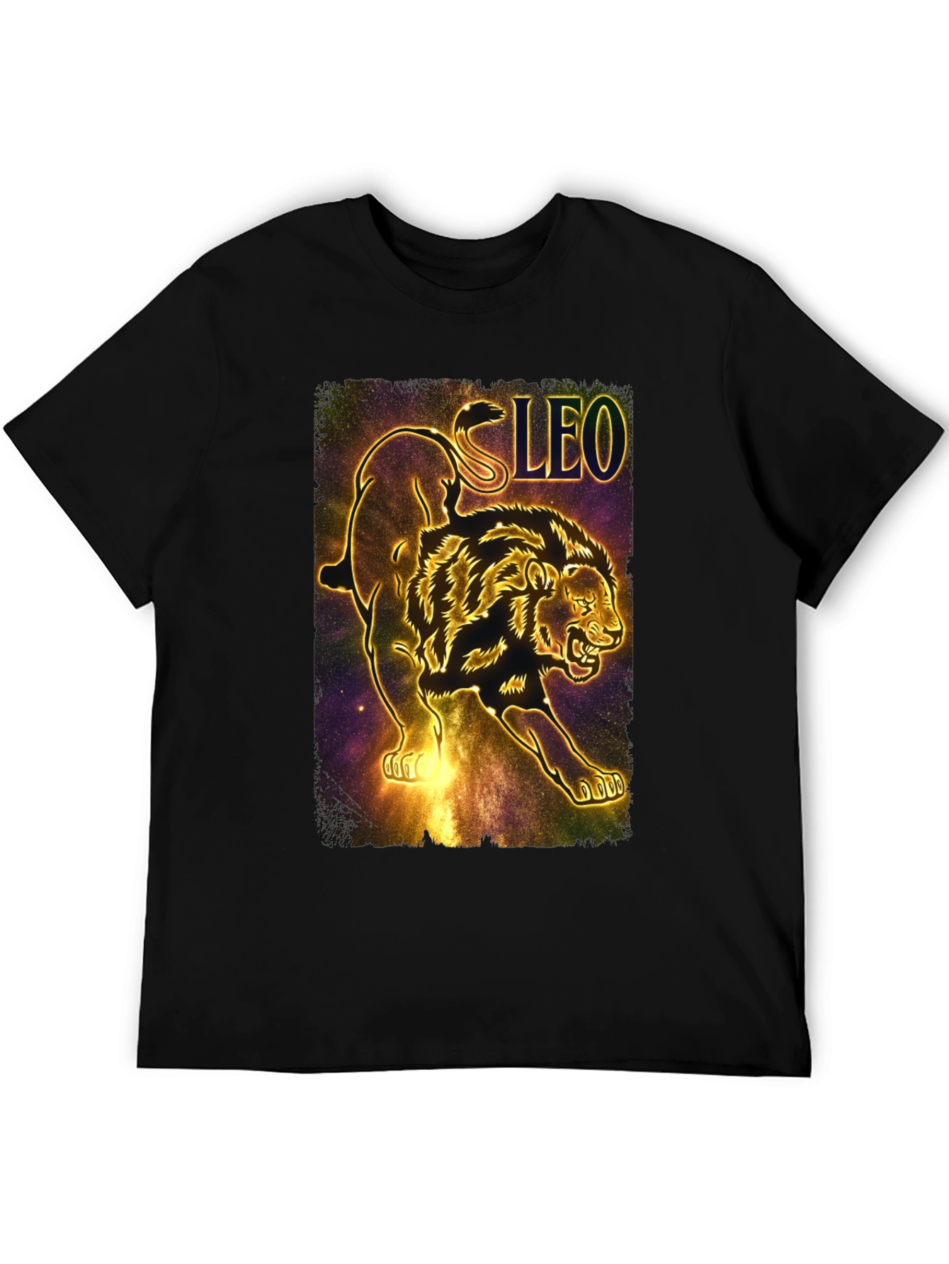 Leo Zodiac Lion Graphic Tee