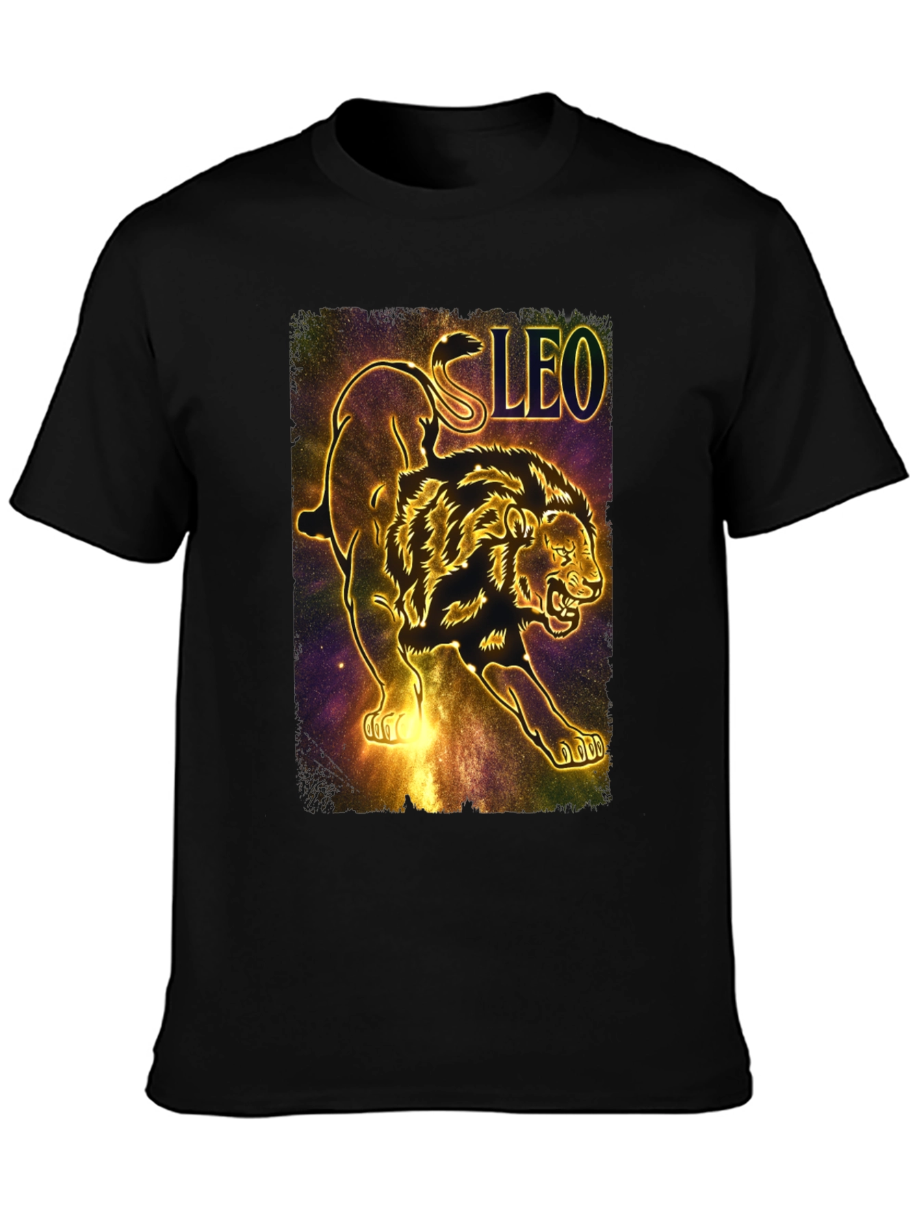 Leo Zodiac Lion Graphic Tee