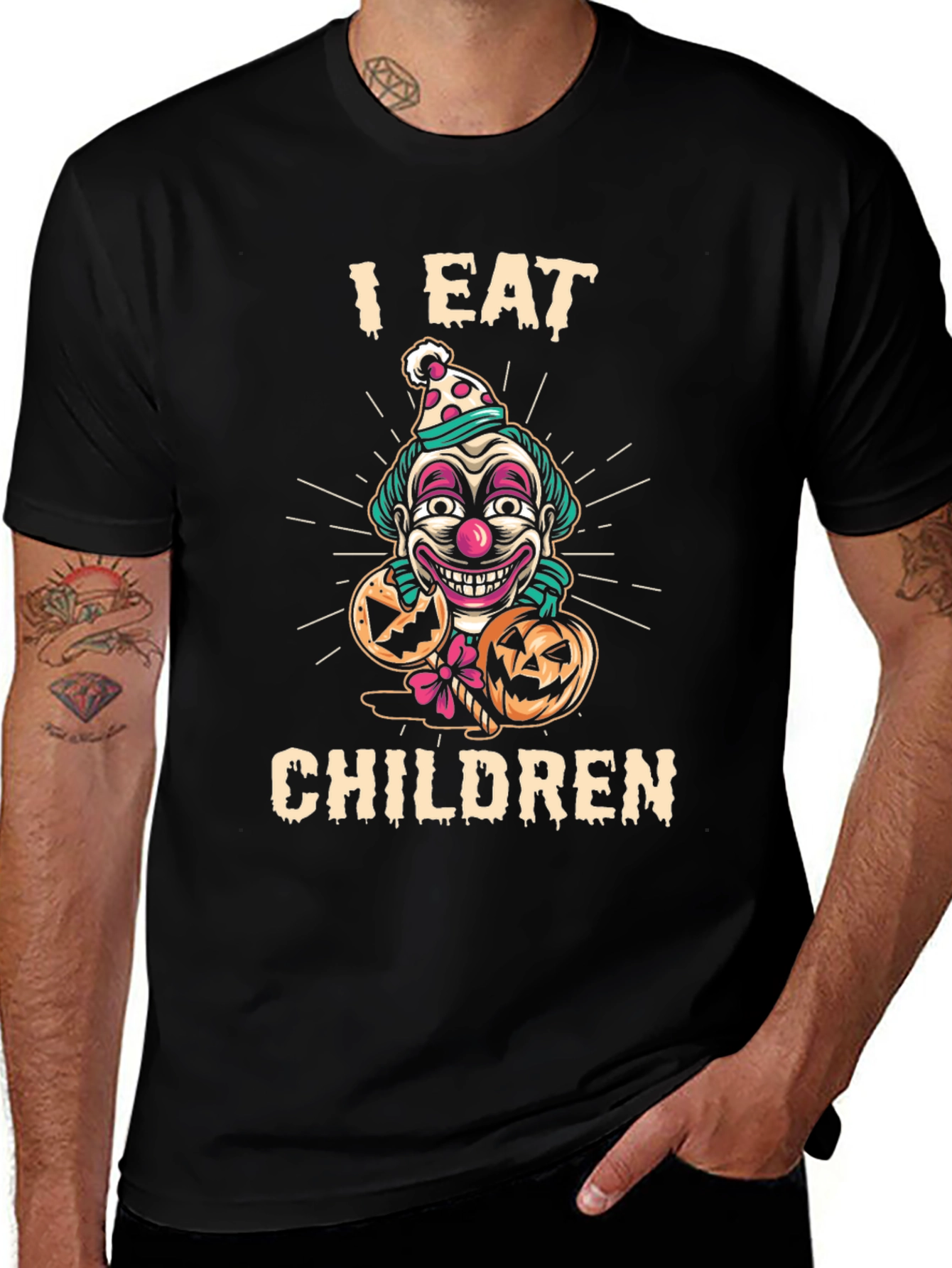 I Eat Children Clown Halloween T-Shirt