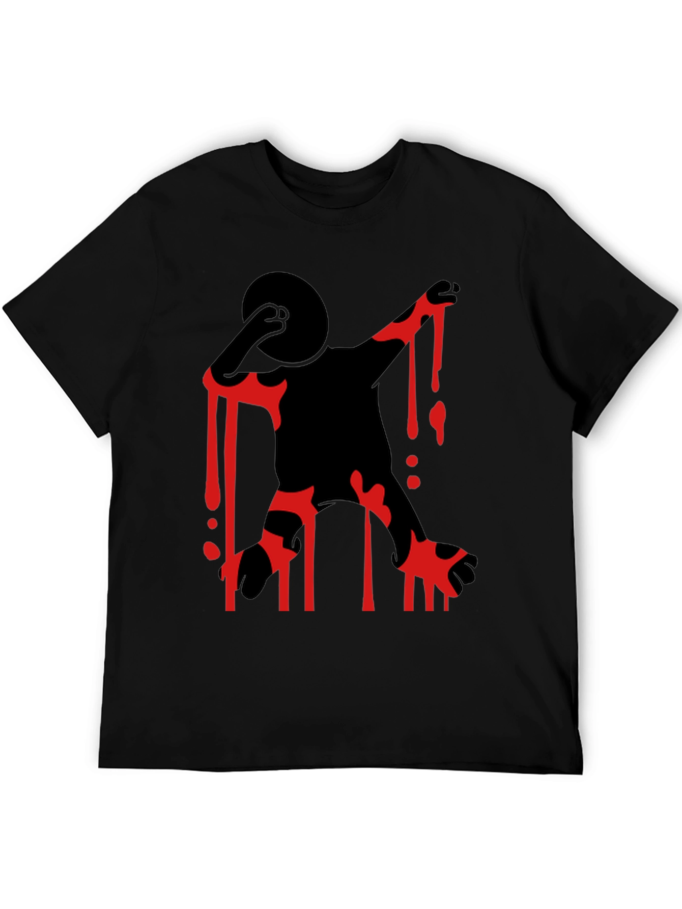 Bloody Stick Figure T-Shirt - Halloween Tee