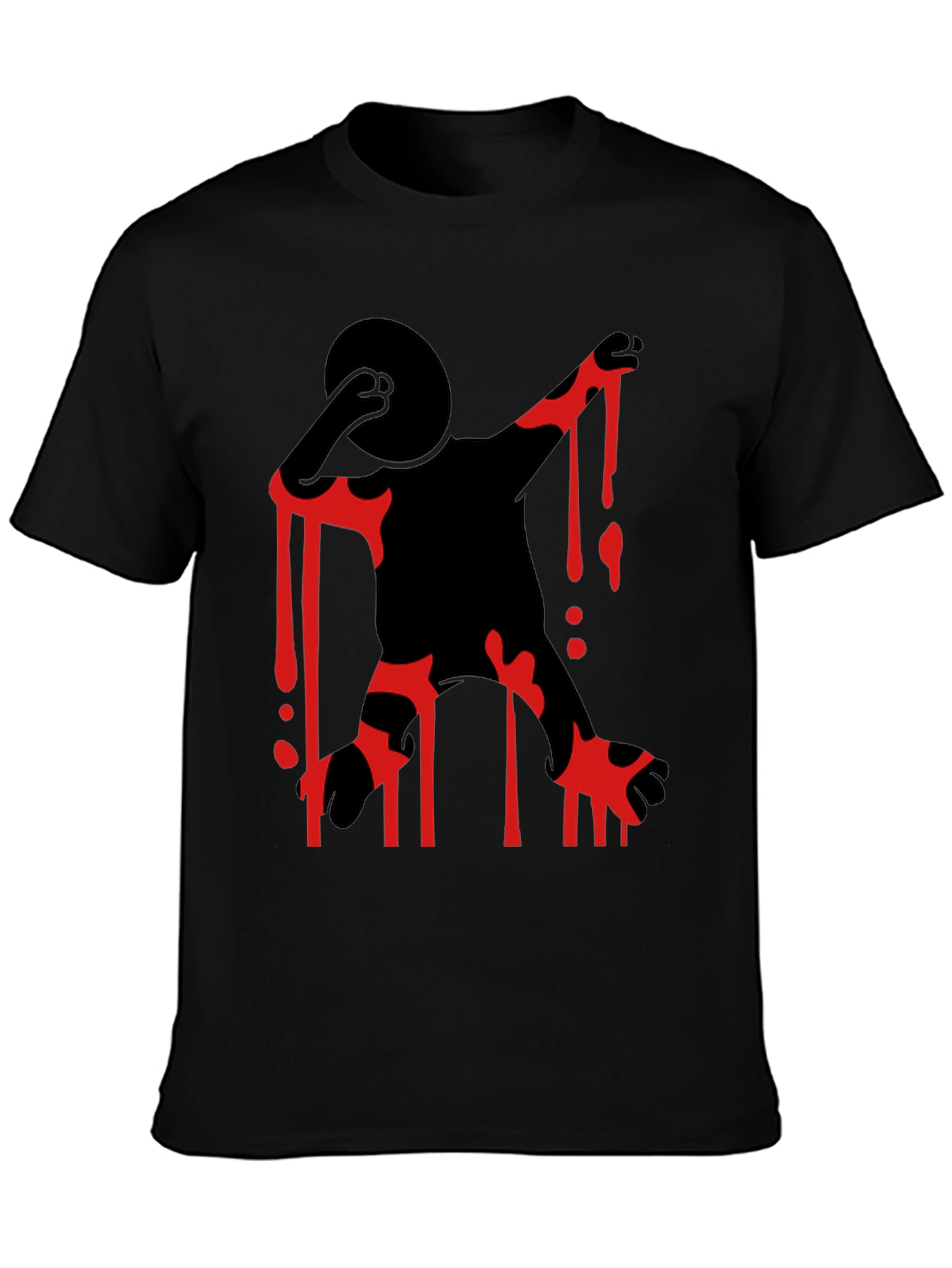 Bloody Stick Figure T-Shirt - Halloween Tee