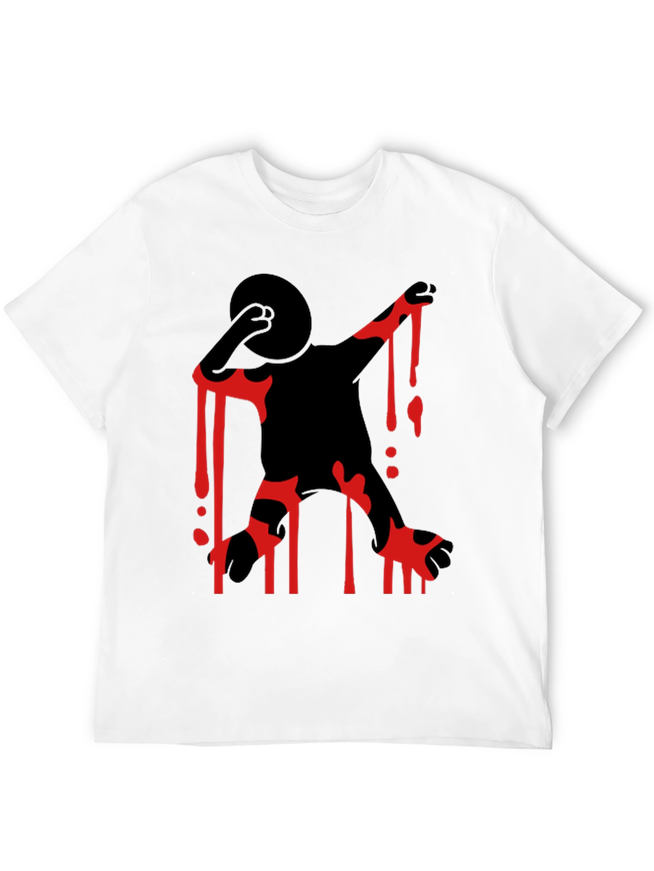 Bloody Stick Figure T-Shirt - Halloween Tee