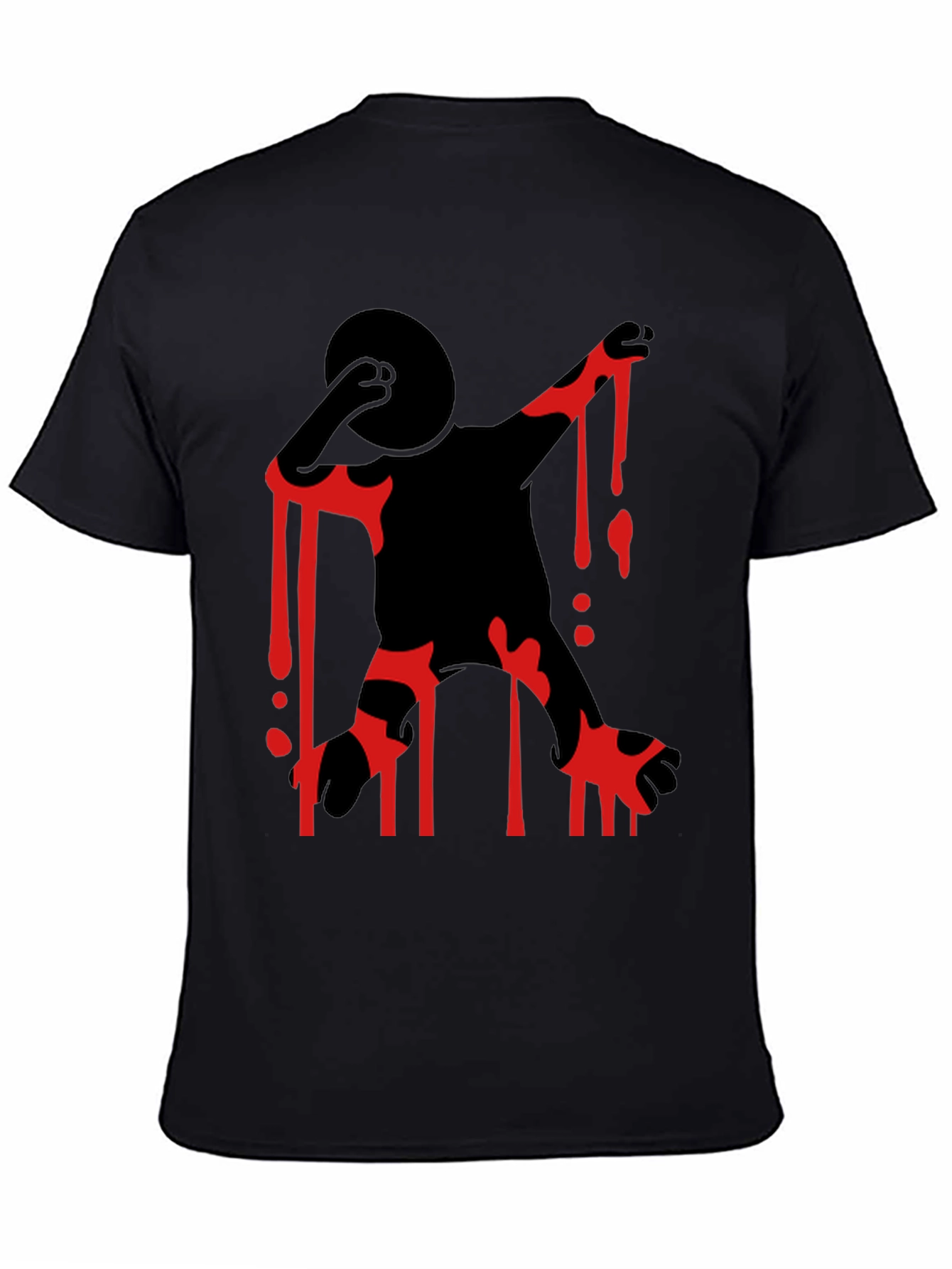 Bloody Stick Figure T-Shirt - Halloween Tee
