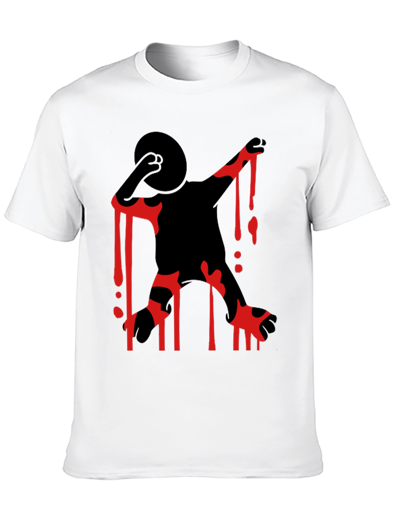 Bloody Stick Figure T-Shirt - Halloween Tee