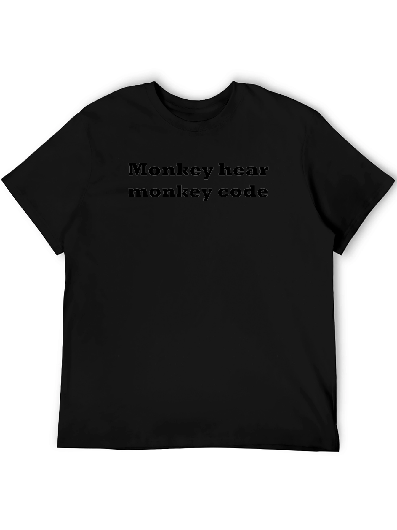 Monkey Hear Monkey Code Funny Programmer T-Shirt
