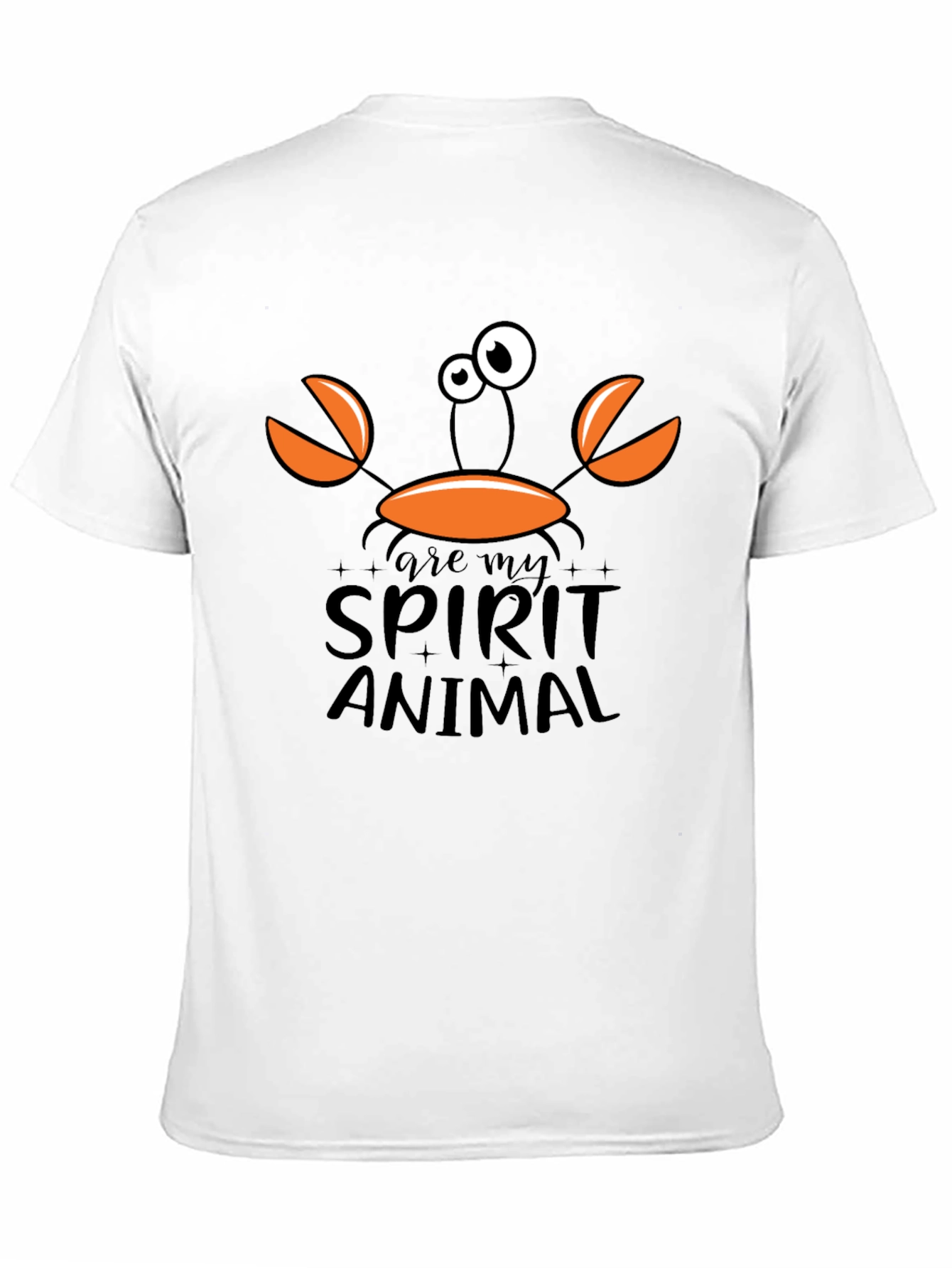 Crab Spirit Animal Graphic T-Shirt