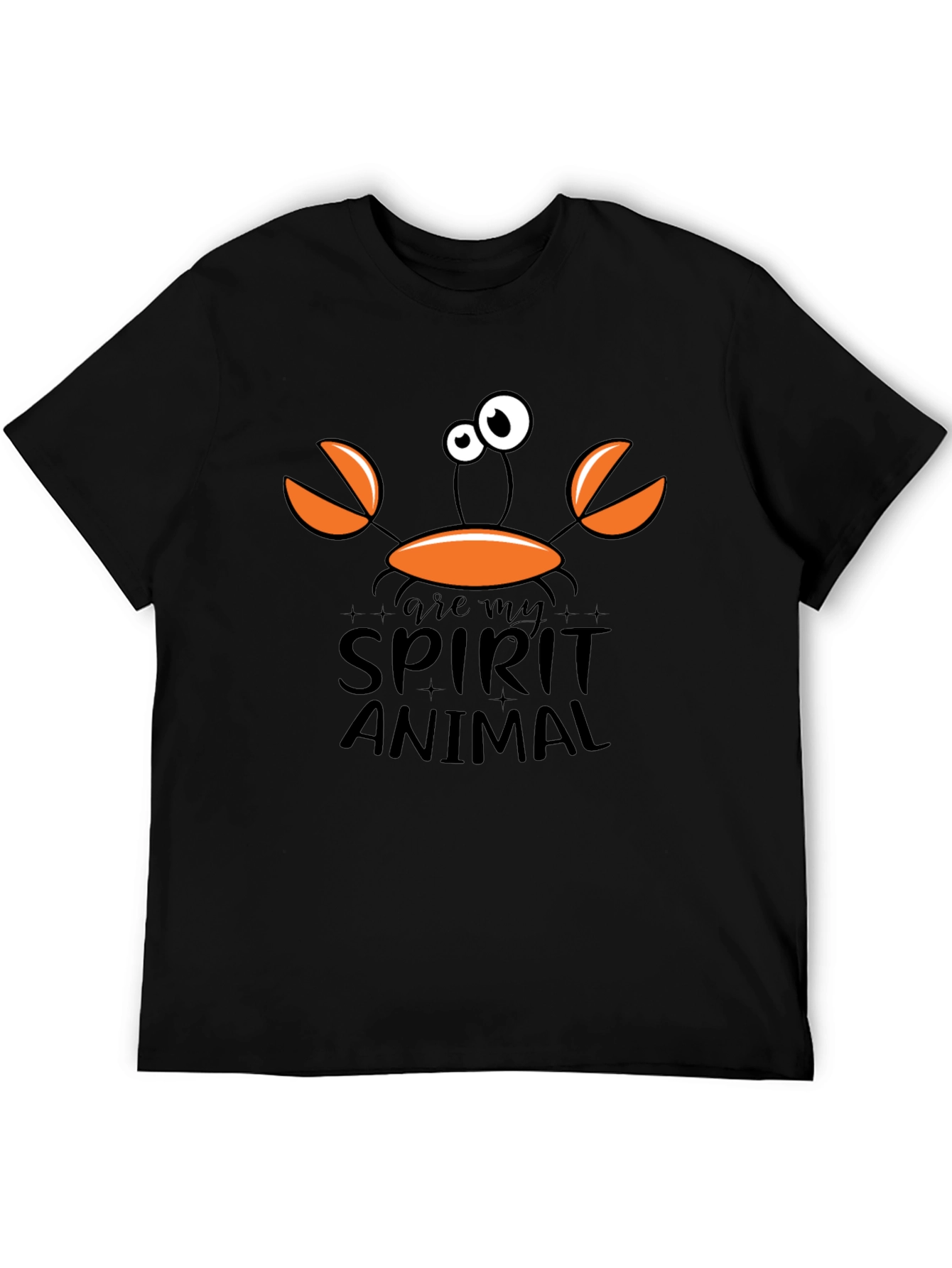 Crab Spirit Animal Graphic T-Shirt
