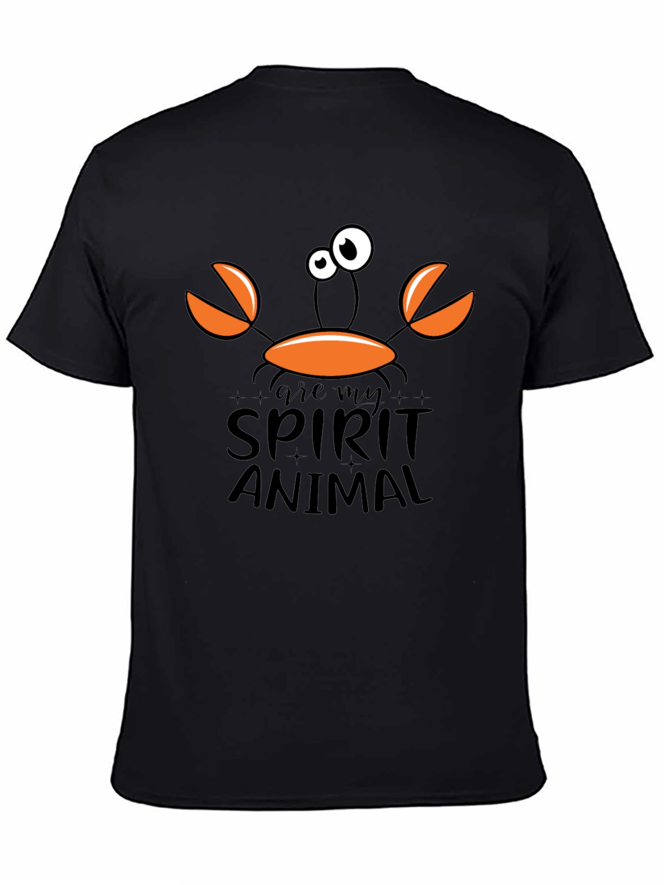 Crab Spirit Animal Graphic T-Shirt