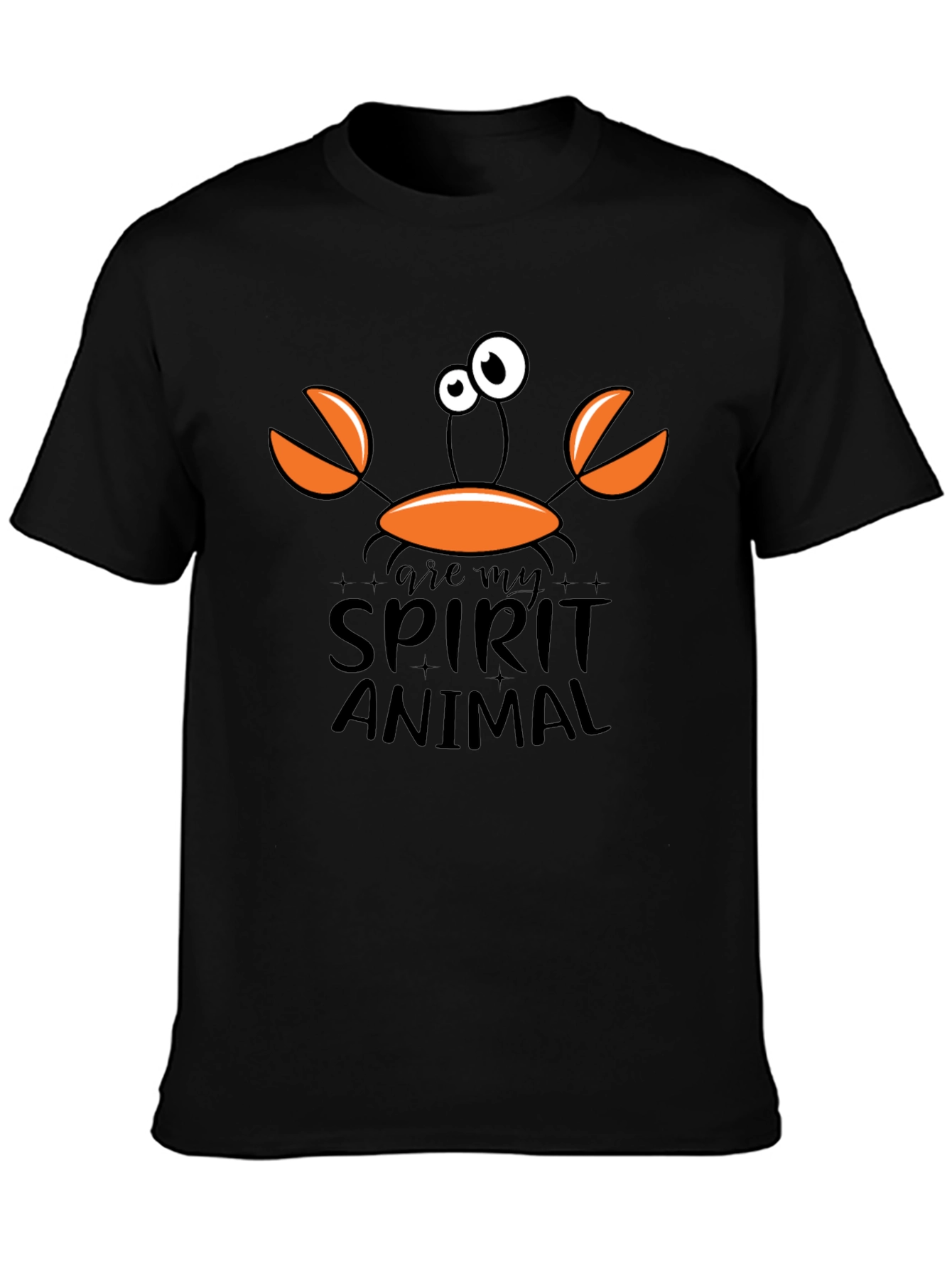 Crab Spirit Animal Graphic T-Shirt