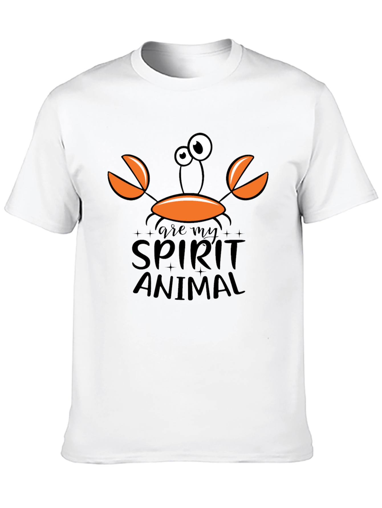 Crab Spirit Animal Graphic T-Shirt