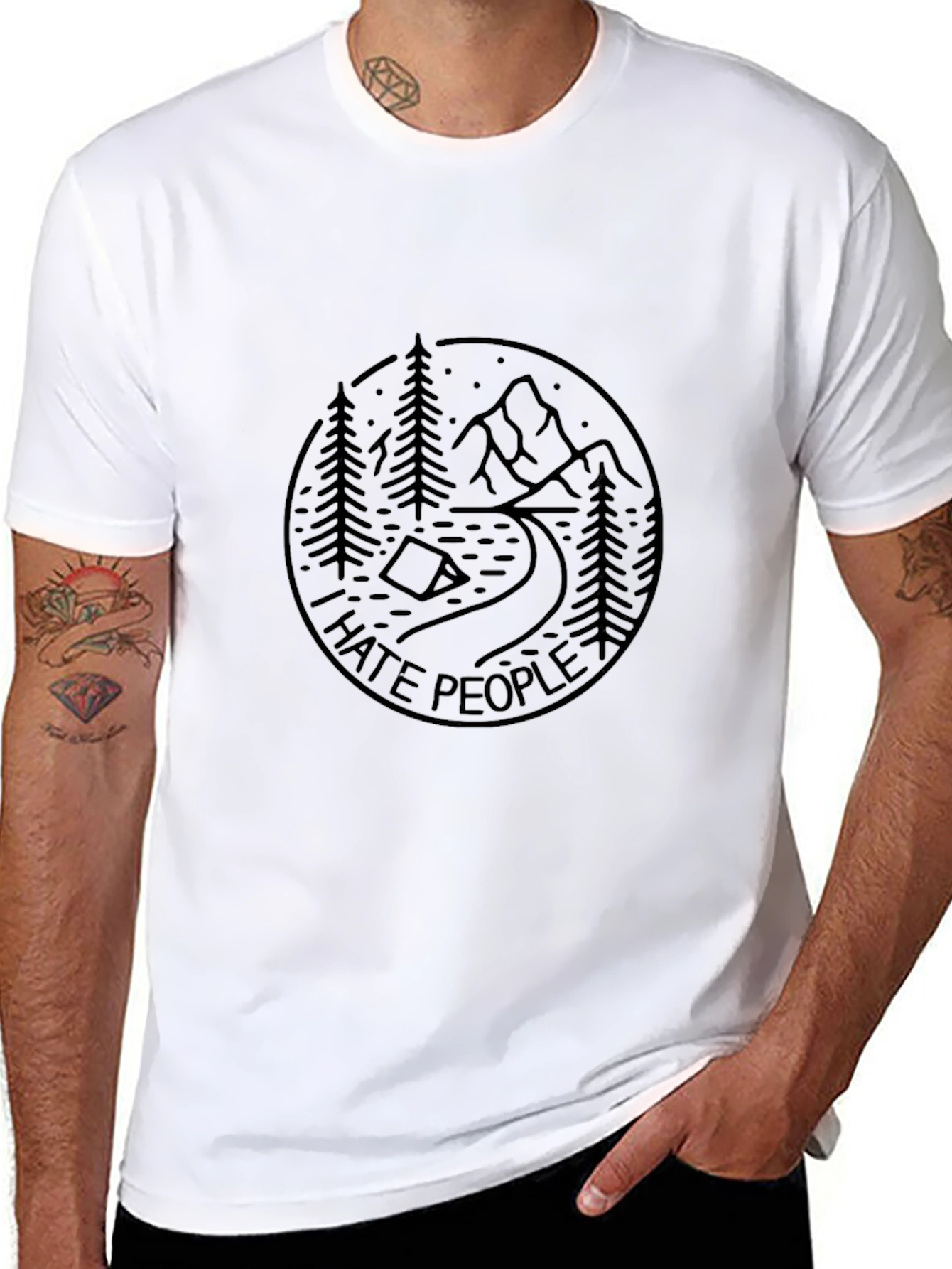 I Hate People Camping T-Shirt