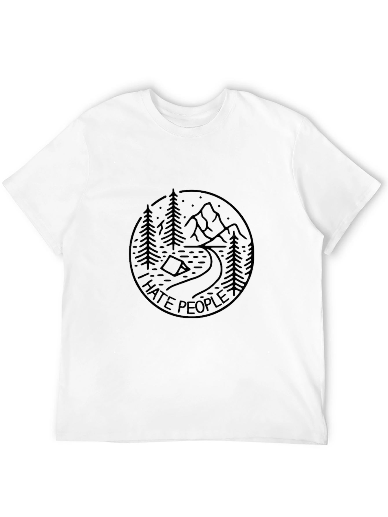 I Hate People Camping T-Shirt