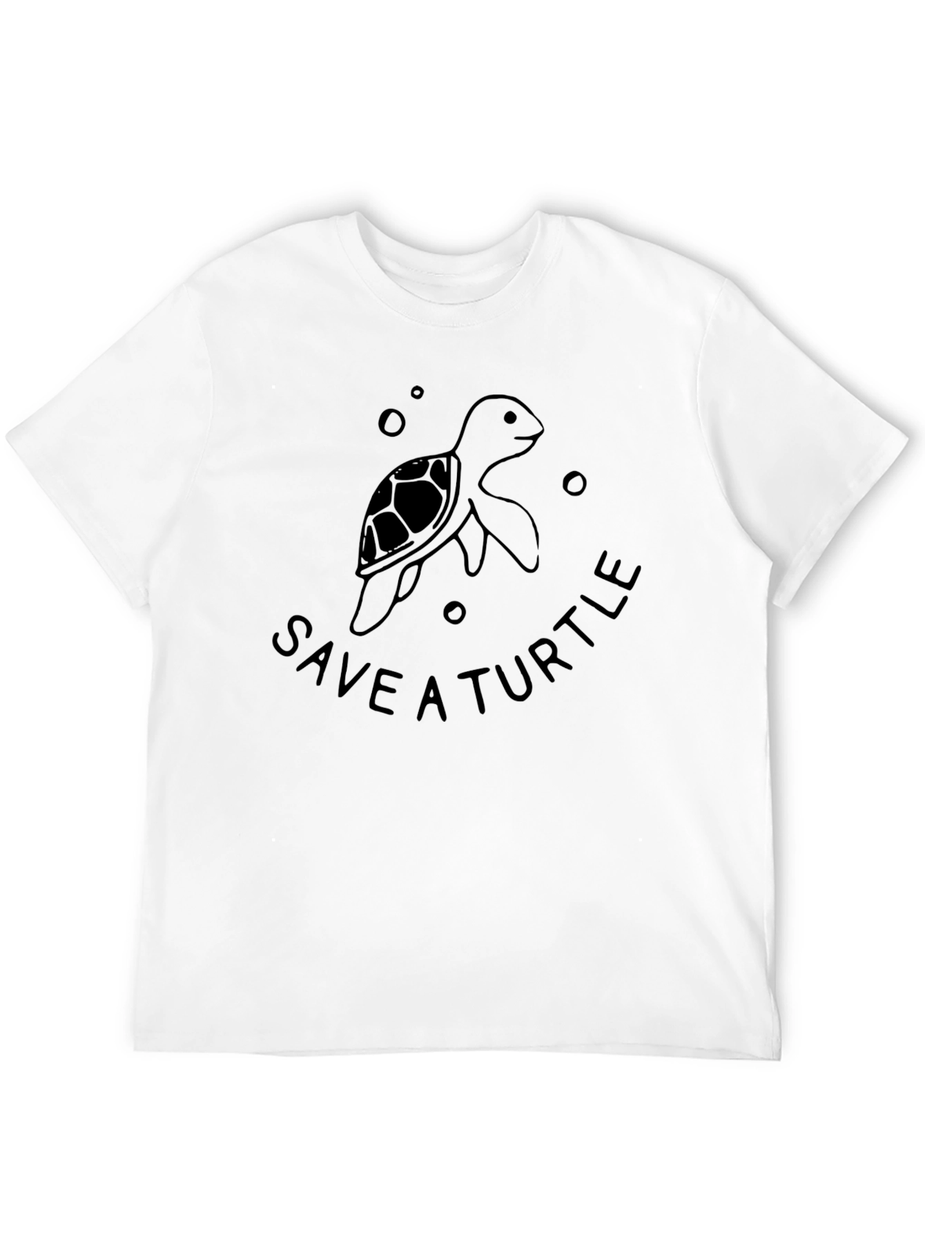 Save a Turtle Graphic Tee - Black