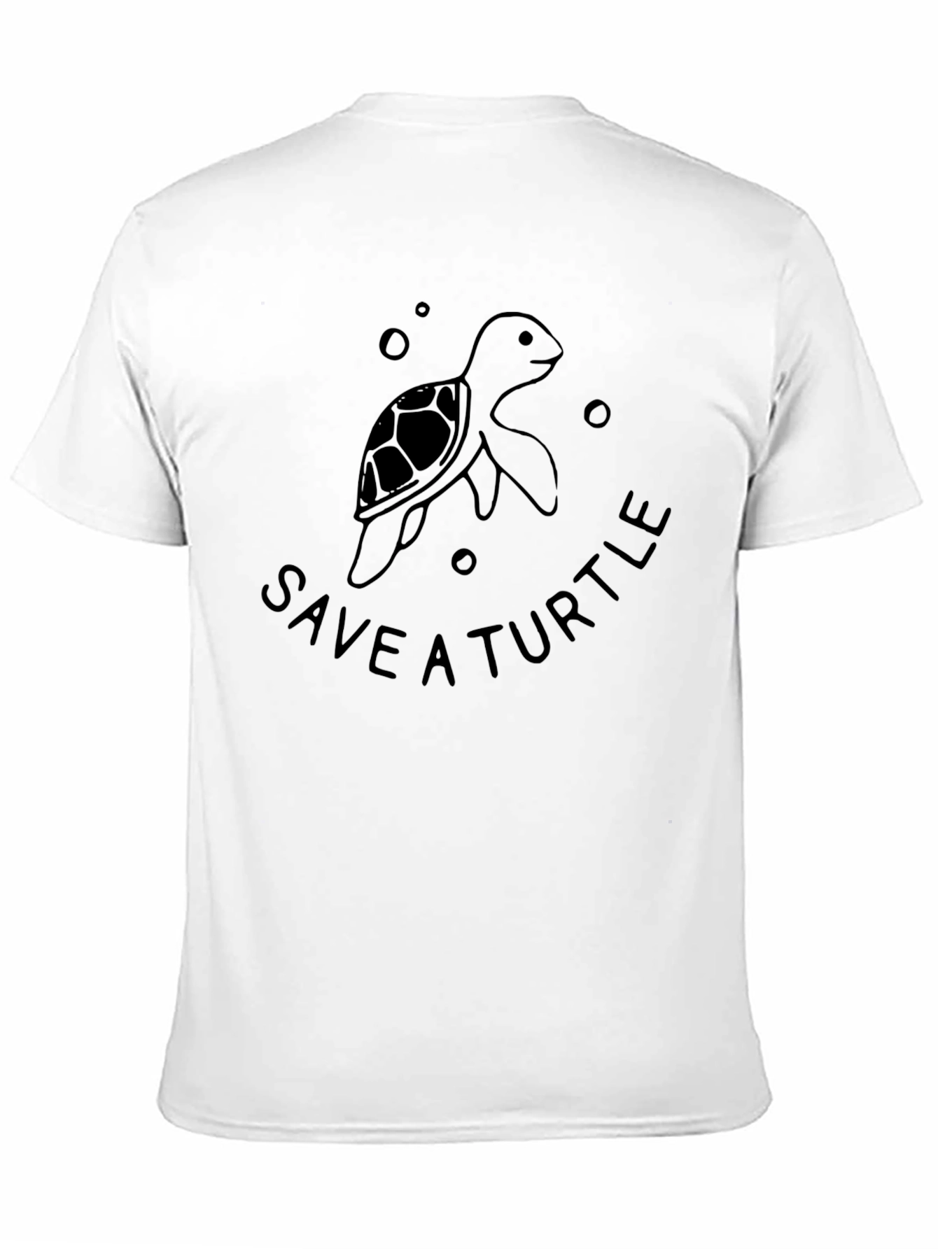 Save a Turtle Graphic Tee - Black