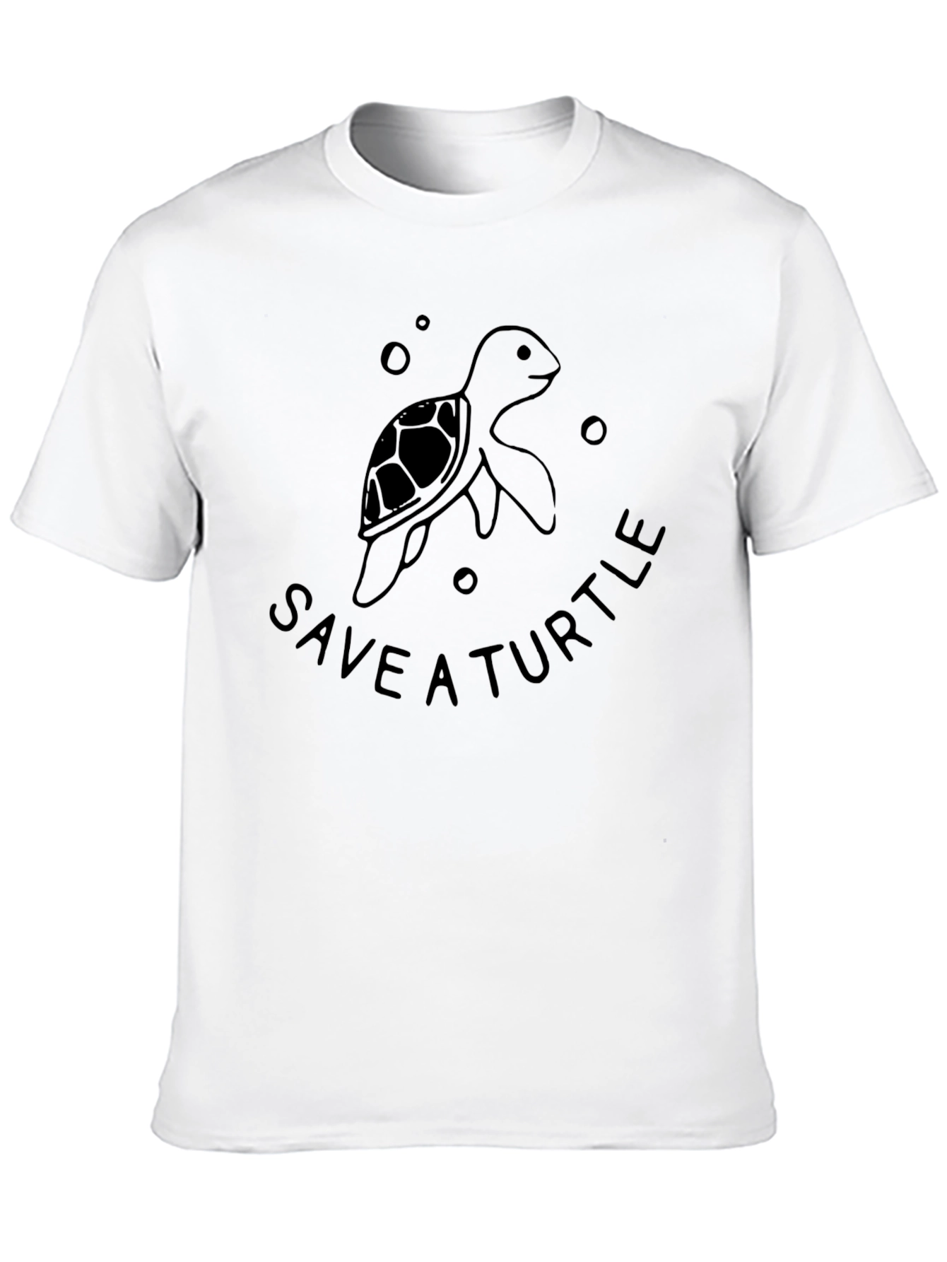 Save a Turtle Graphic Tee - Black