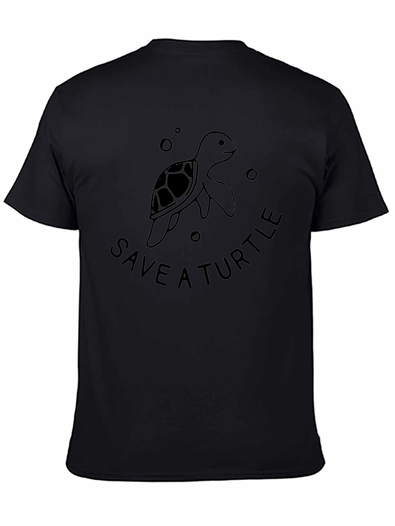 Save a Turtle Graphic Tee - Black