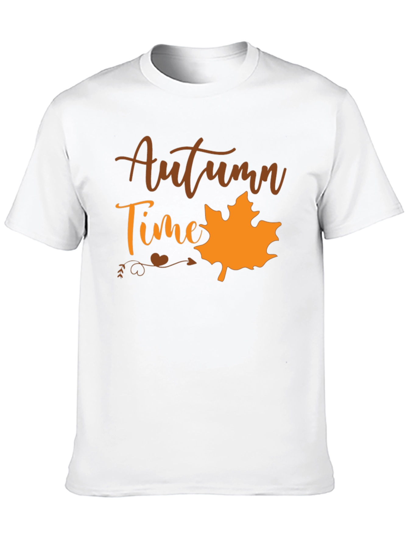 Autumn Time Black T-Shirt