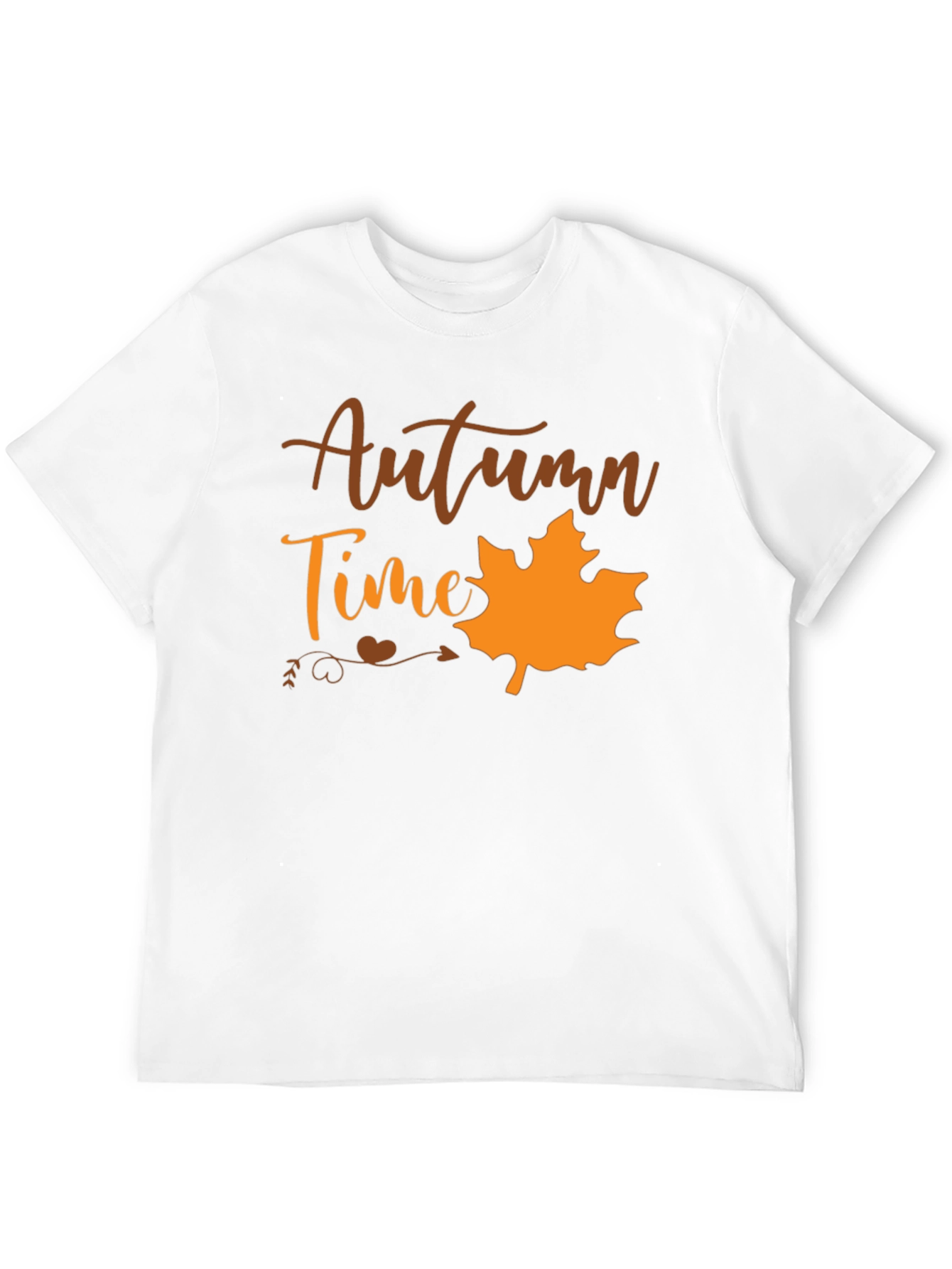 Autumn Time Black T-Shirt