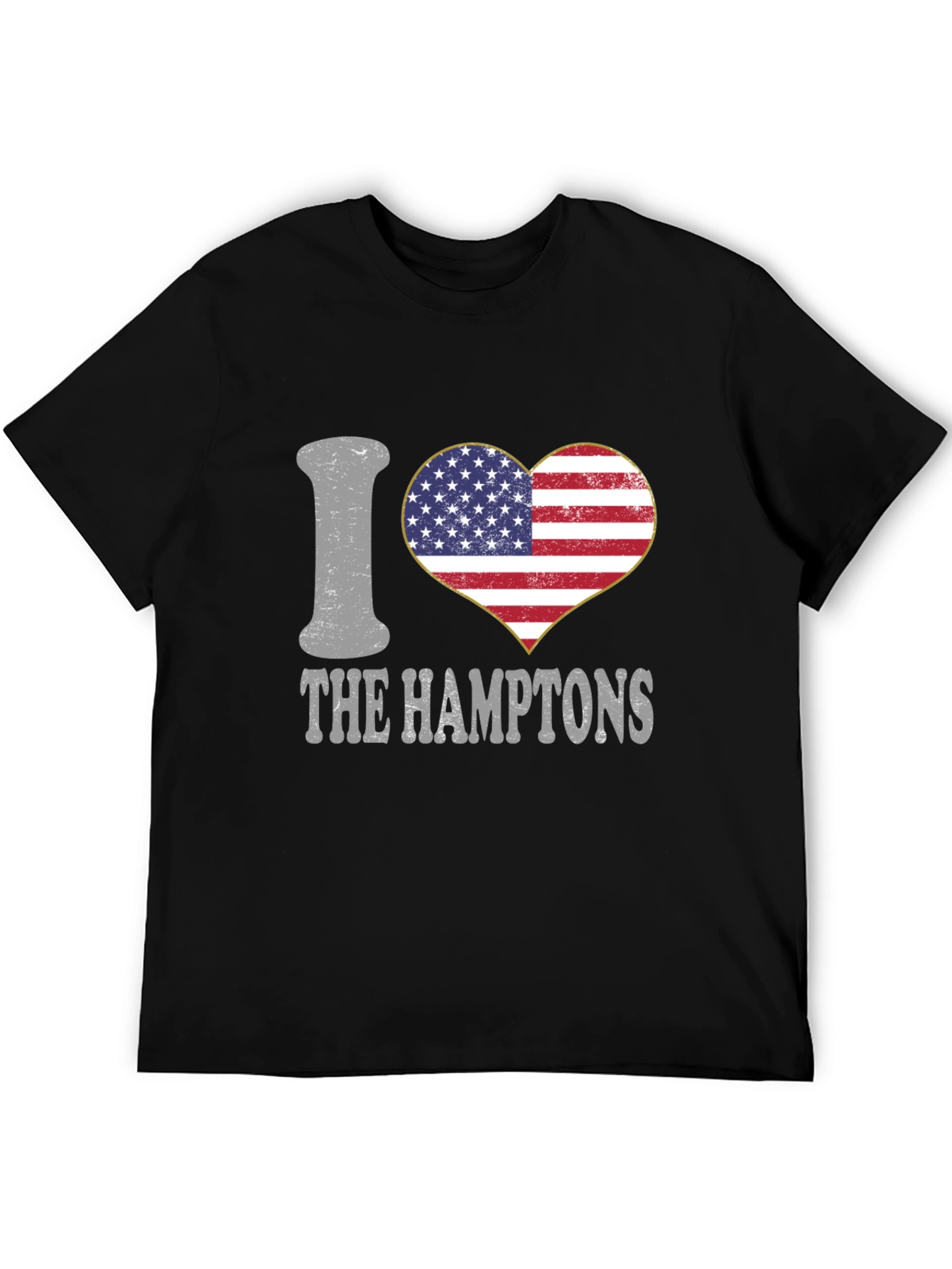 I Heart The Hamptons USA Flag T-Shirt