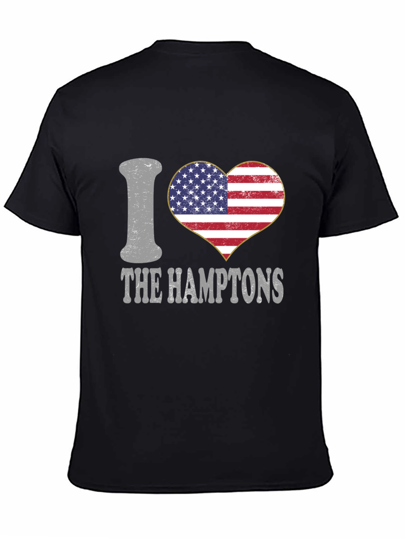 I Heart The Hamptons USA Flag T-Shirt