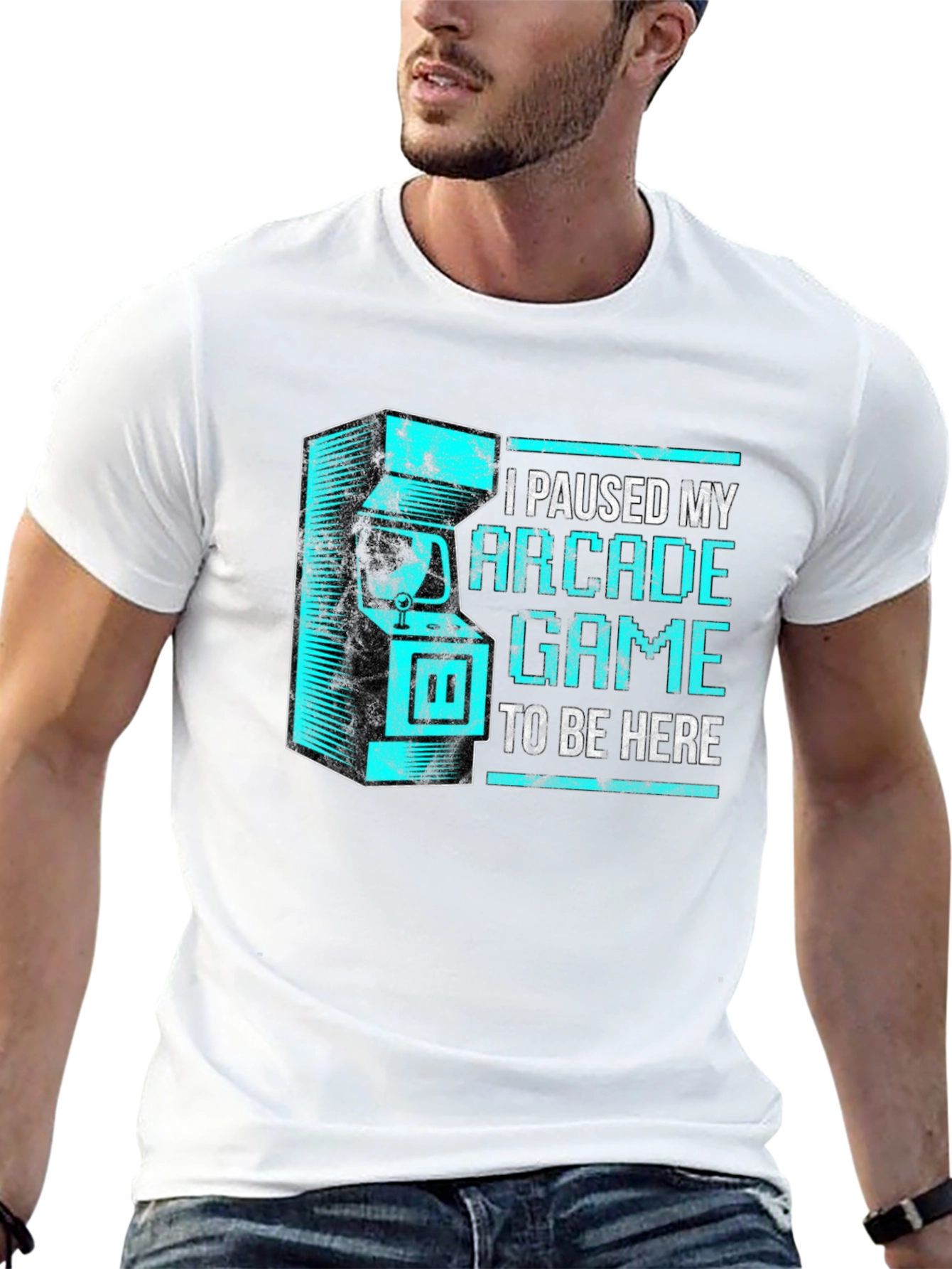 Arcade Game Paused T-Shirt - Gamer Tee