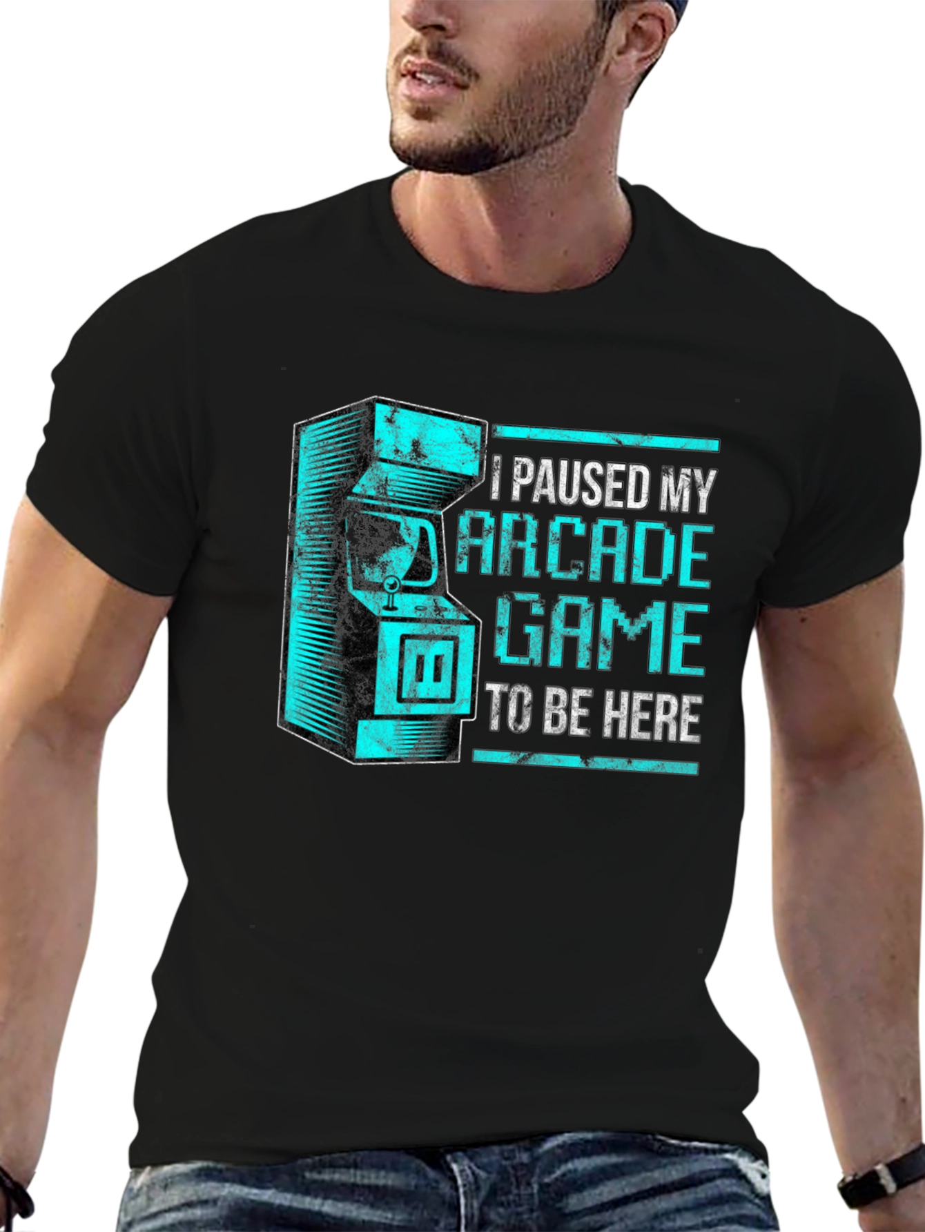 Arcade Game Paused T-Shirt - Gamer Tee