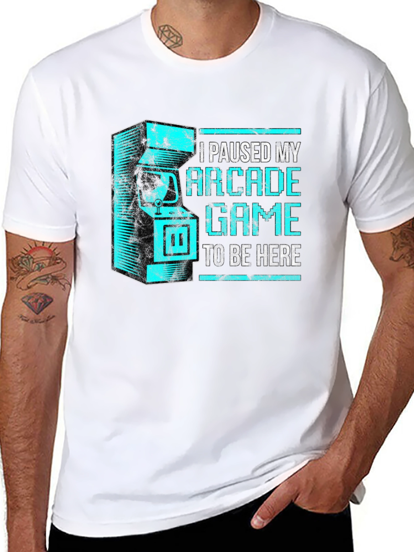Arcade Game Paused T-Shirt - Gamer Tee
