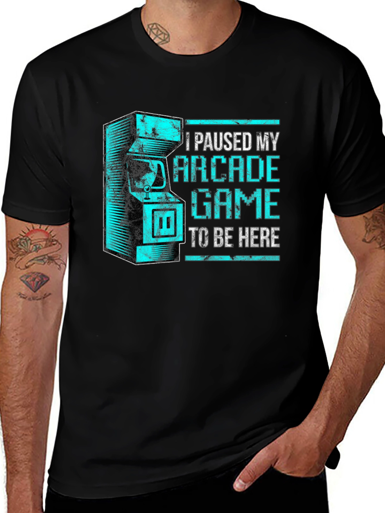 Arcade Game Paused T-Shirt - Gamer Tee