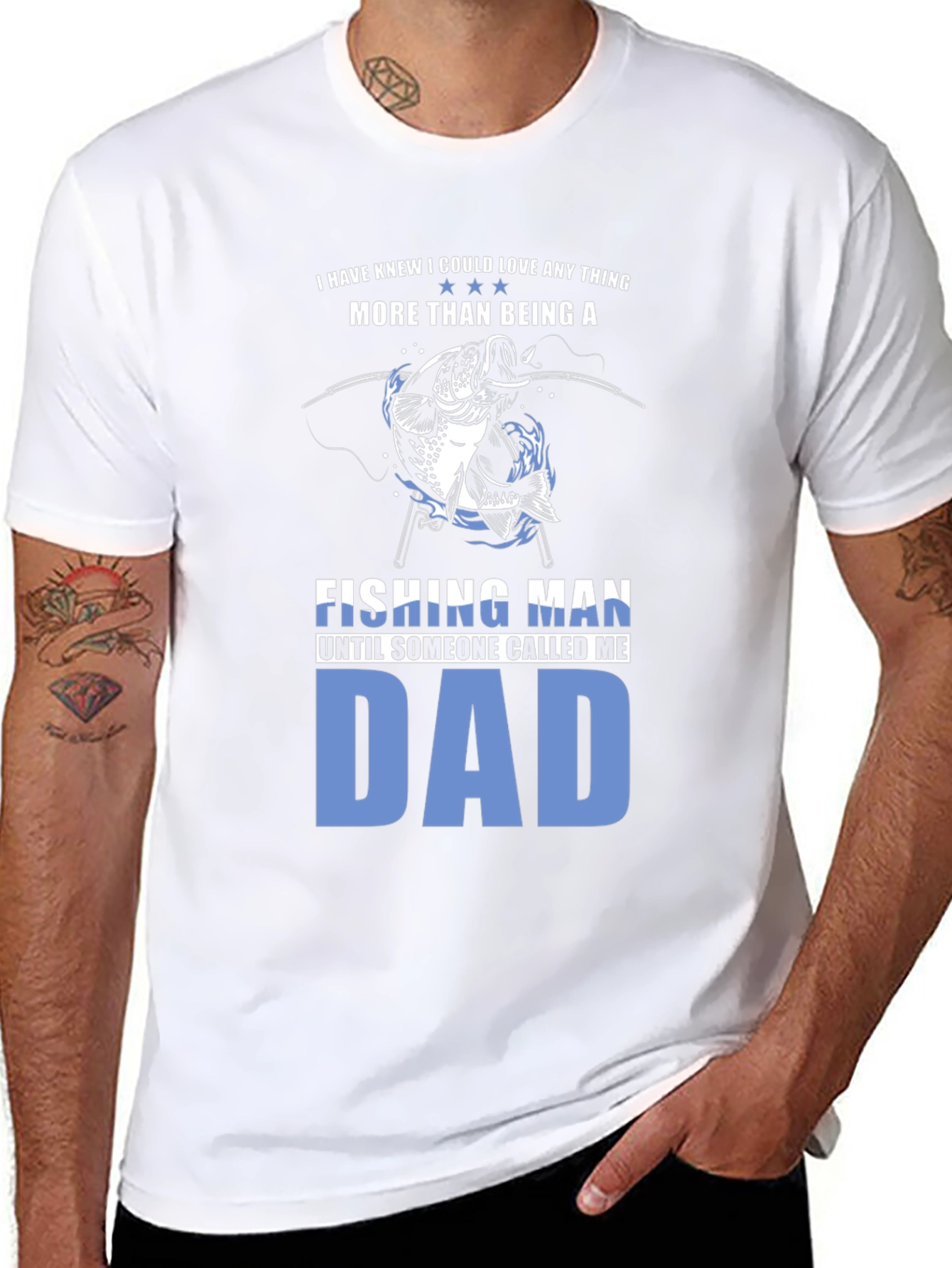 Fishing Man Dad T-Shirt