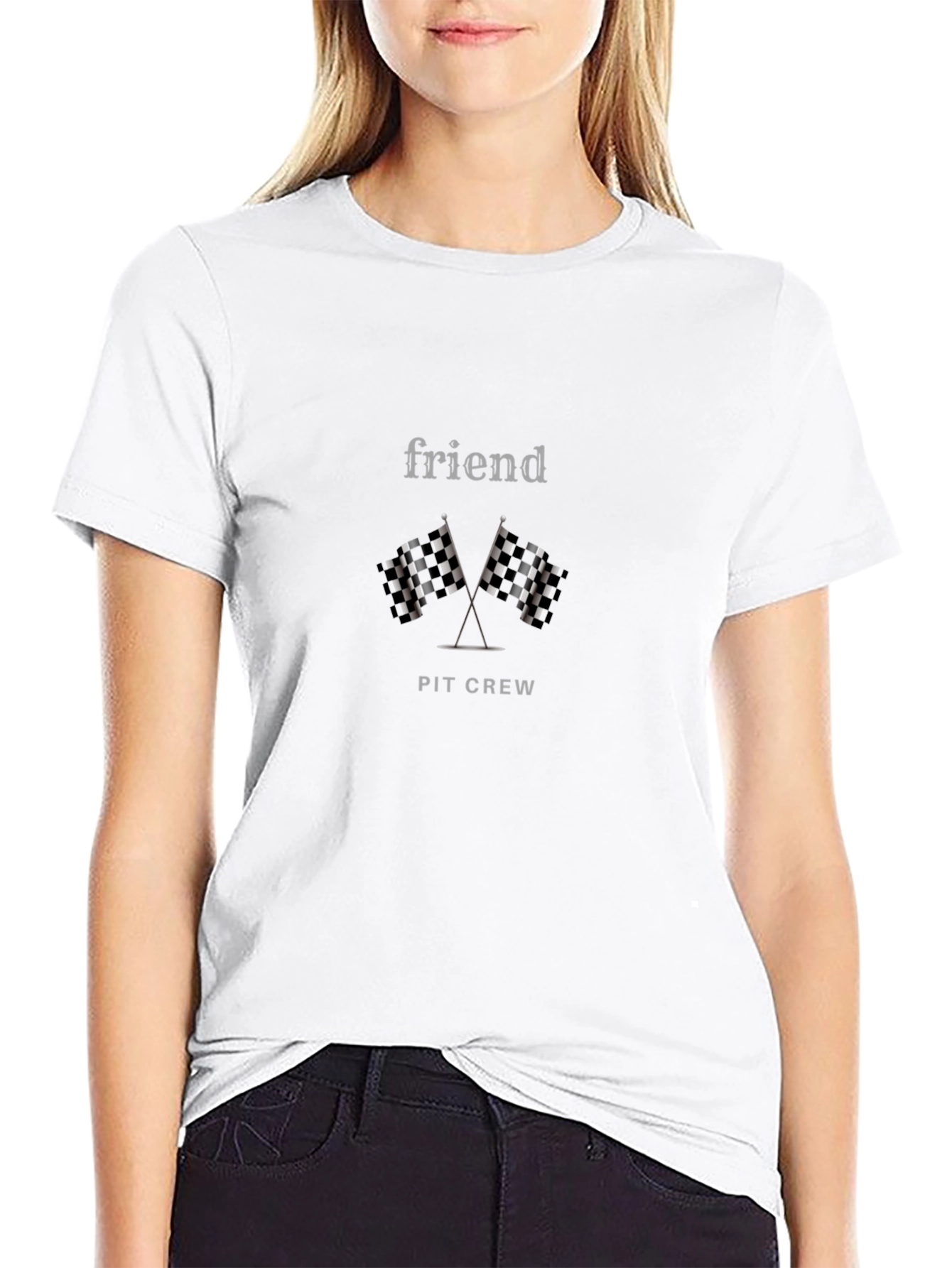 Friend Pit Crew Graphic Tee