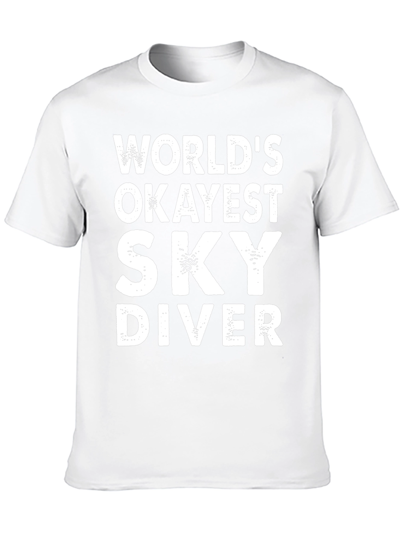 Worlds Okayest Sky Diver - Funny Graphic T-Shirt