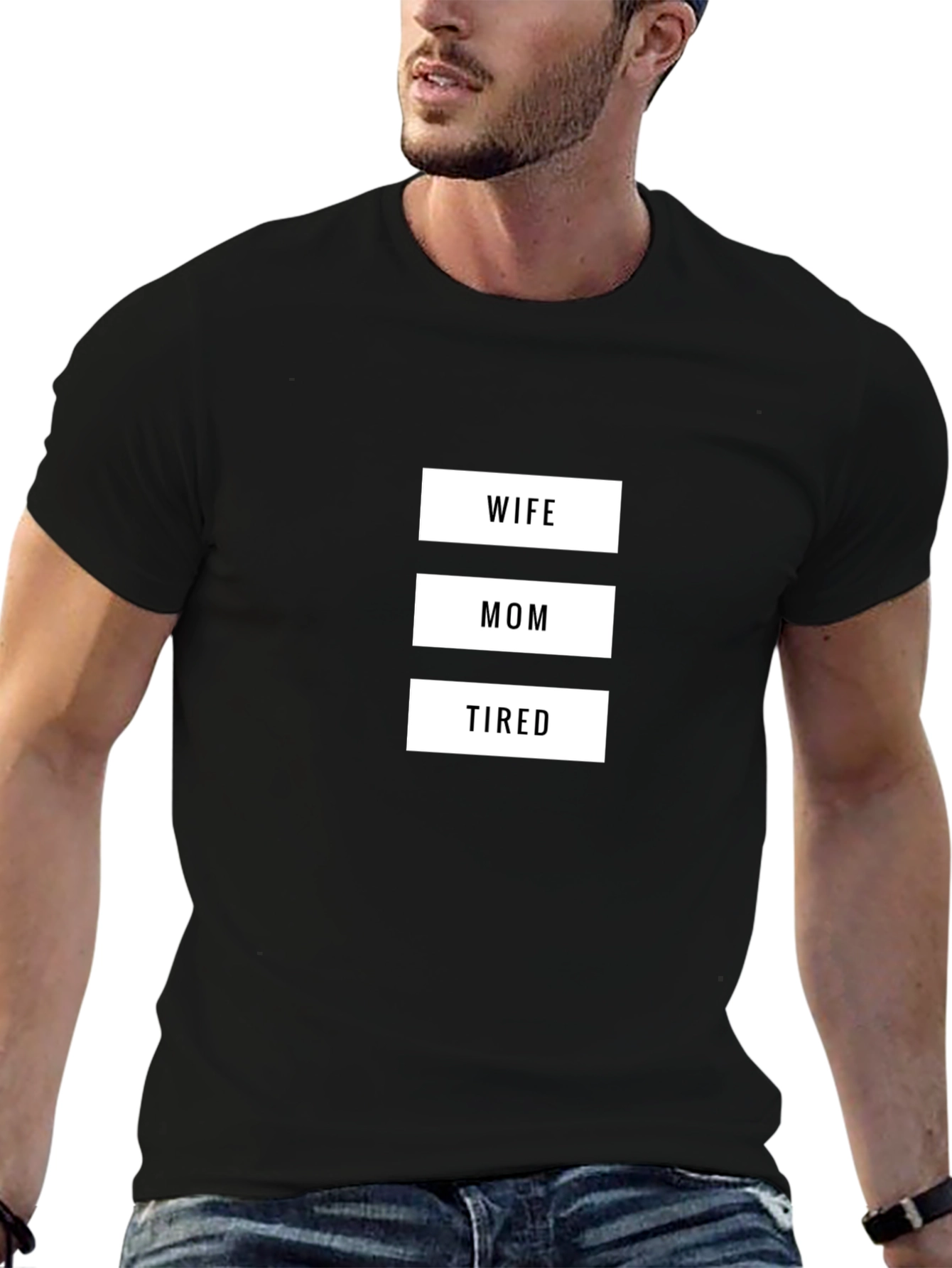 Wife Mom Tired Graphic T-Shirt