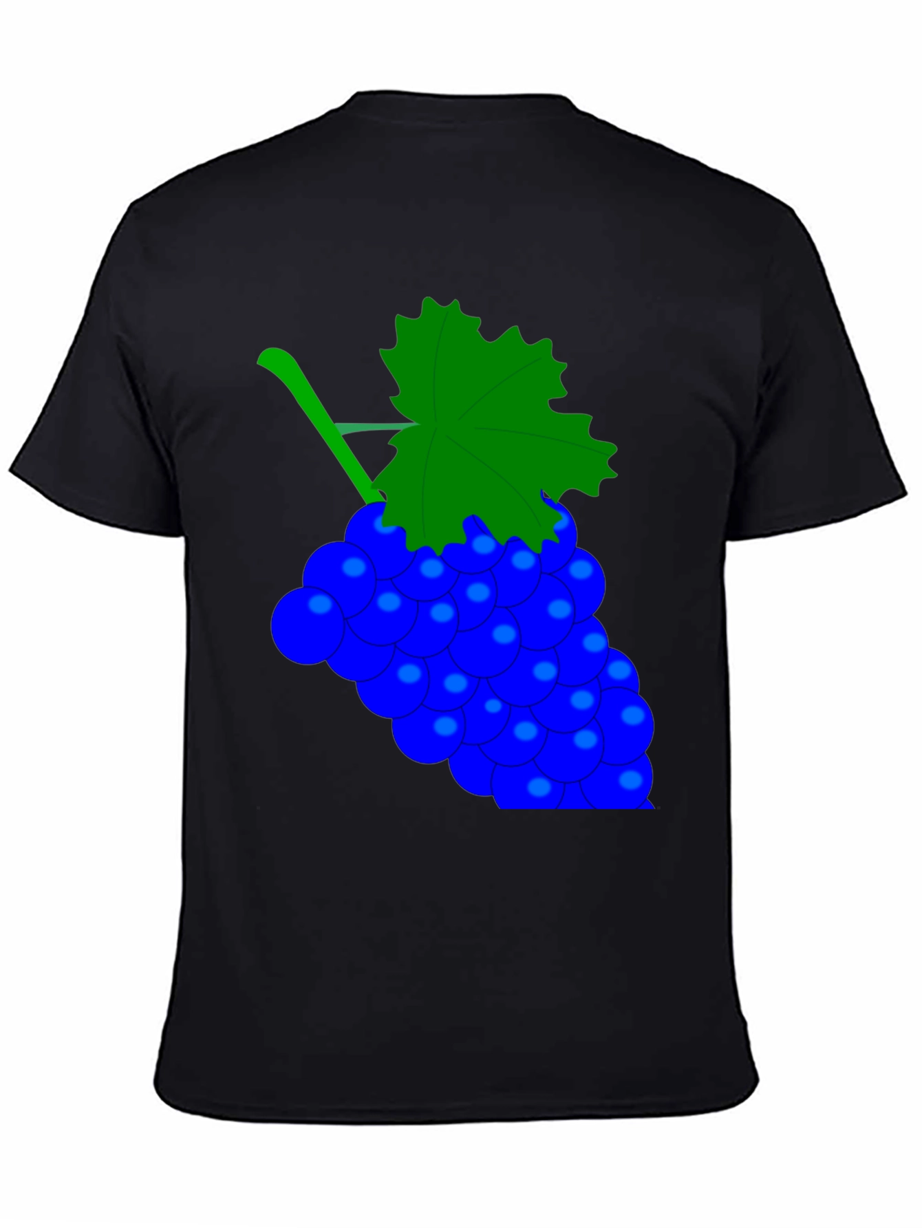 Grapes Graphic Black Tee
