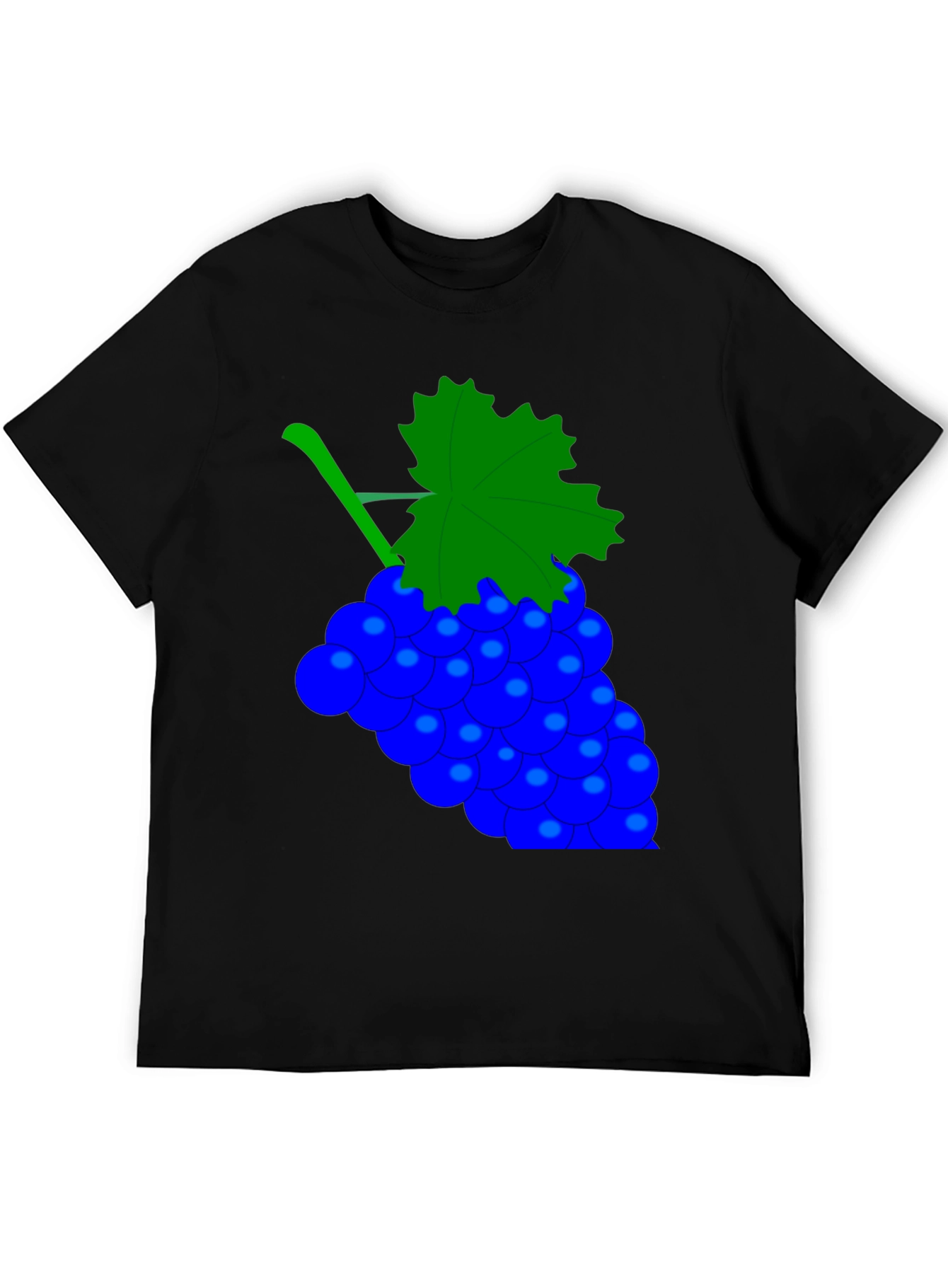 Grapes Graphic Black Tee