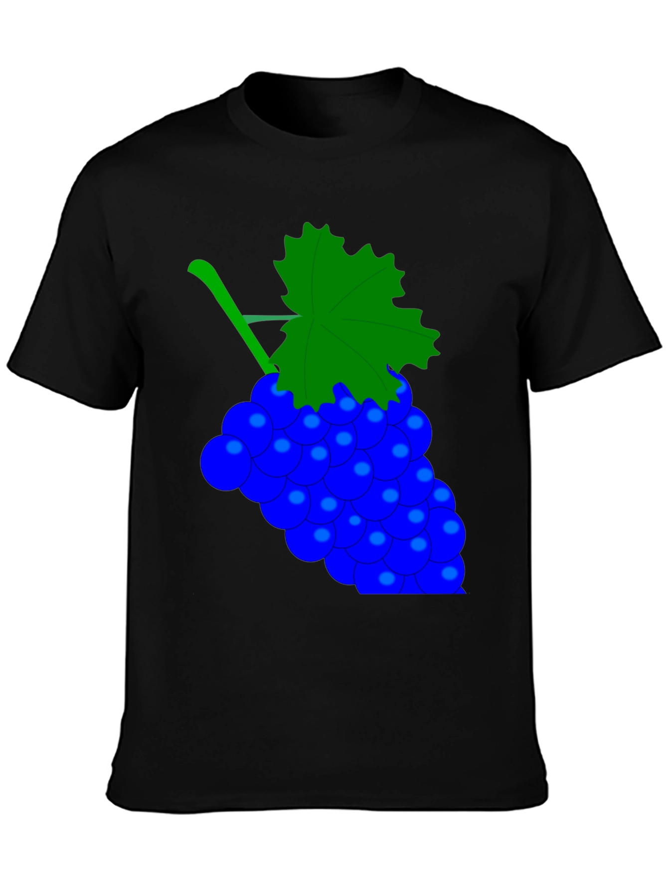 Grapes Graphic Black Tee