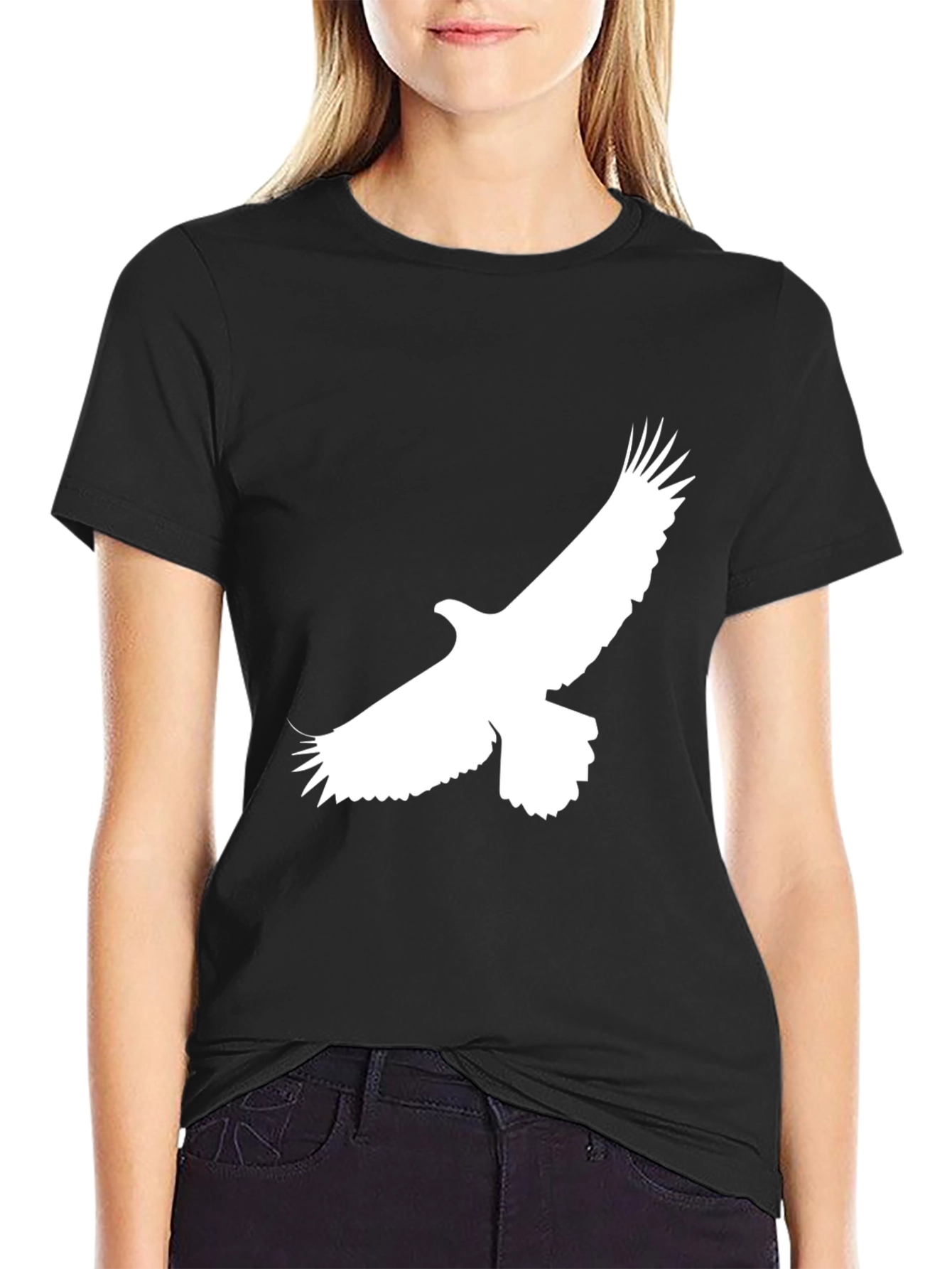 Black Eagle Graphic Tee - Stylish Mens T-Shirt