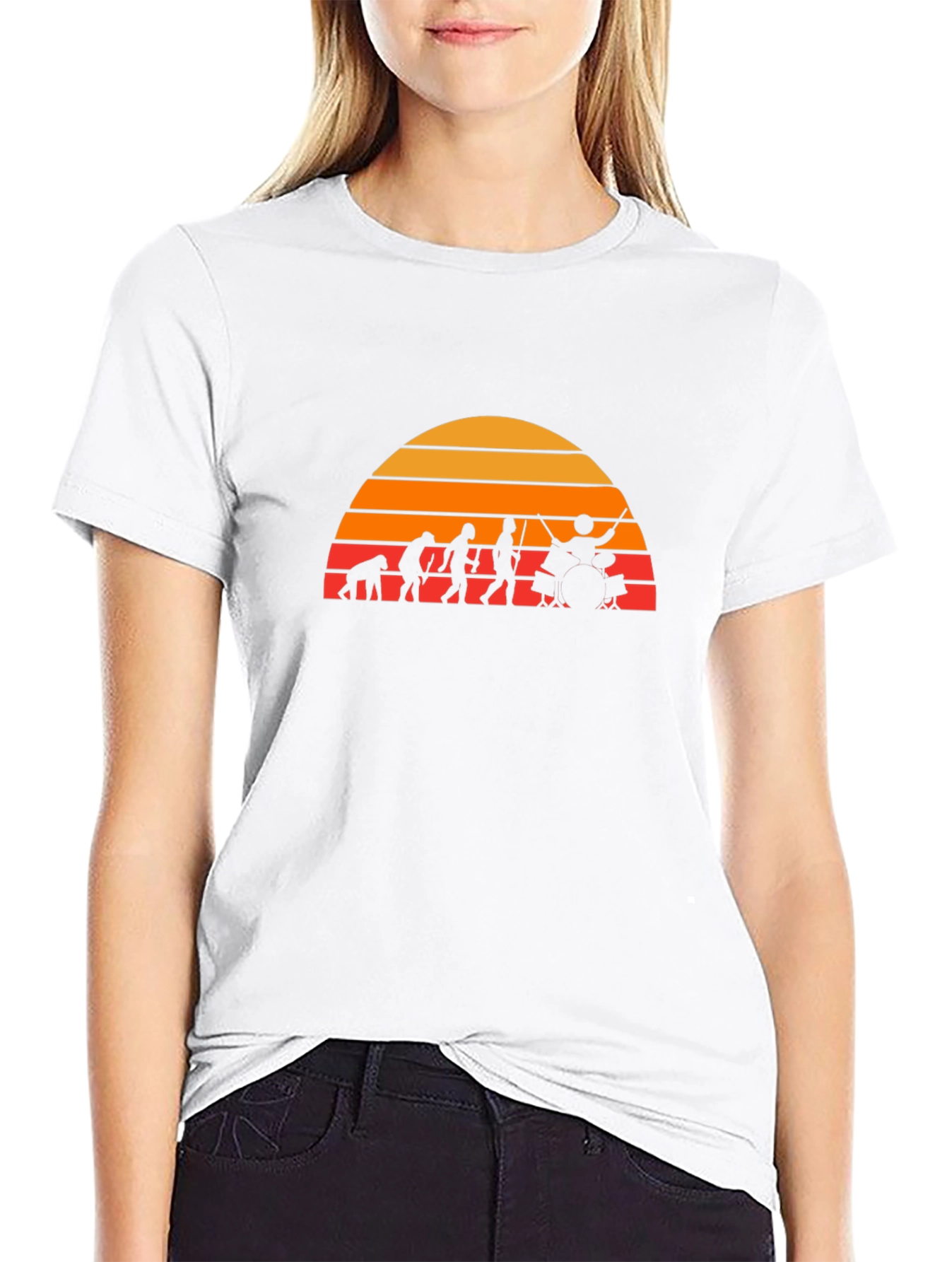 Drummer Evolution T-Shirt - Black