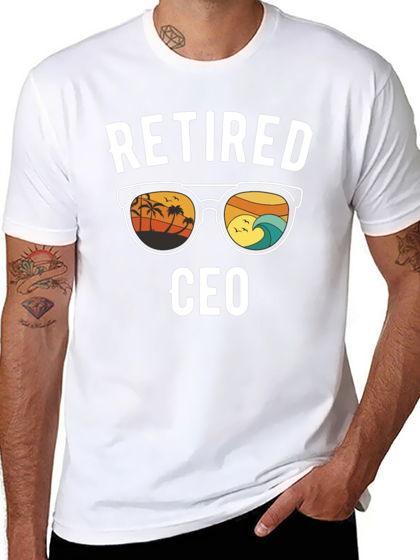 Retired CEO T-Shirt - Beach Vibes