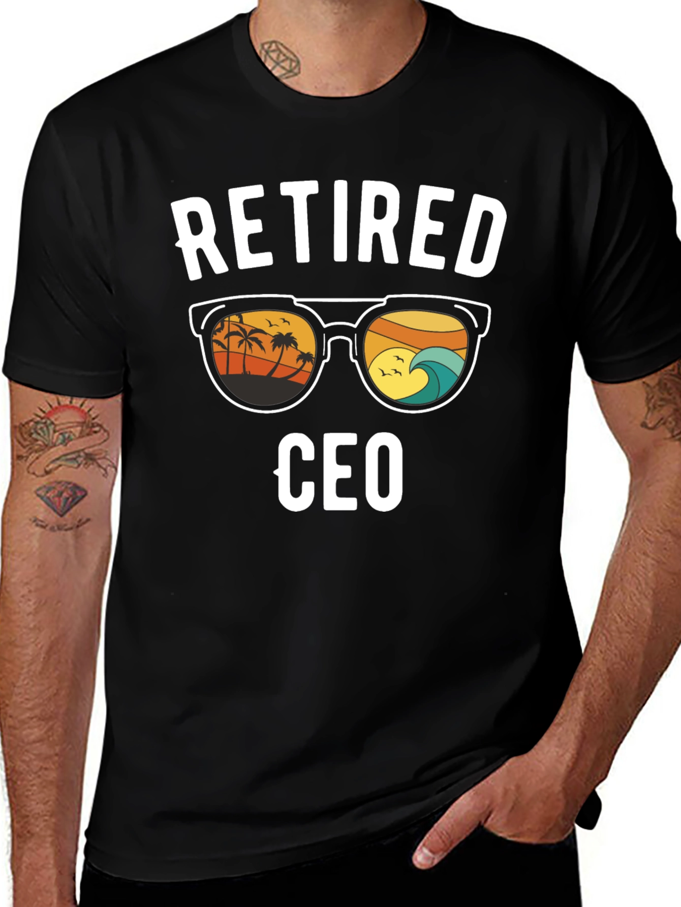 Retired CEO T-Shirt - Beach Vibes