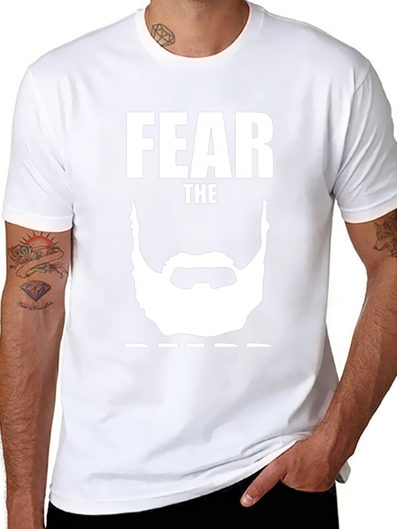 Fear the Beard T-Shirt - Funny Graphic Tee