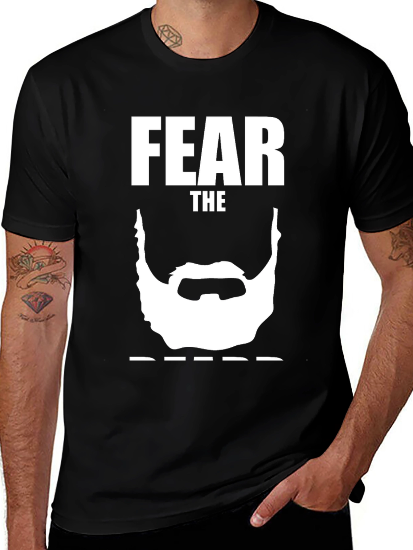Fear the Beard T-Shirt - Funny Graphic Tee