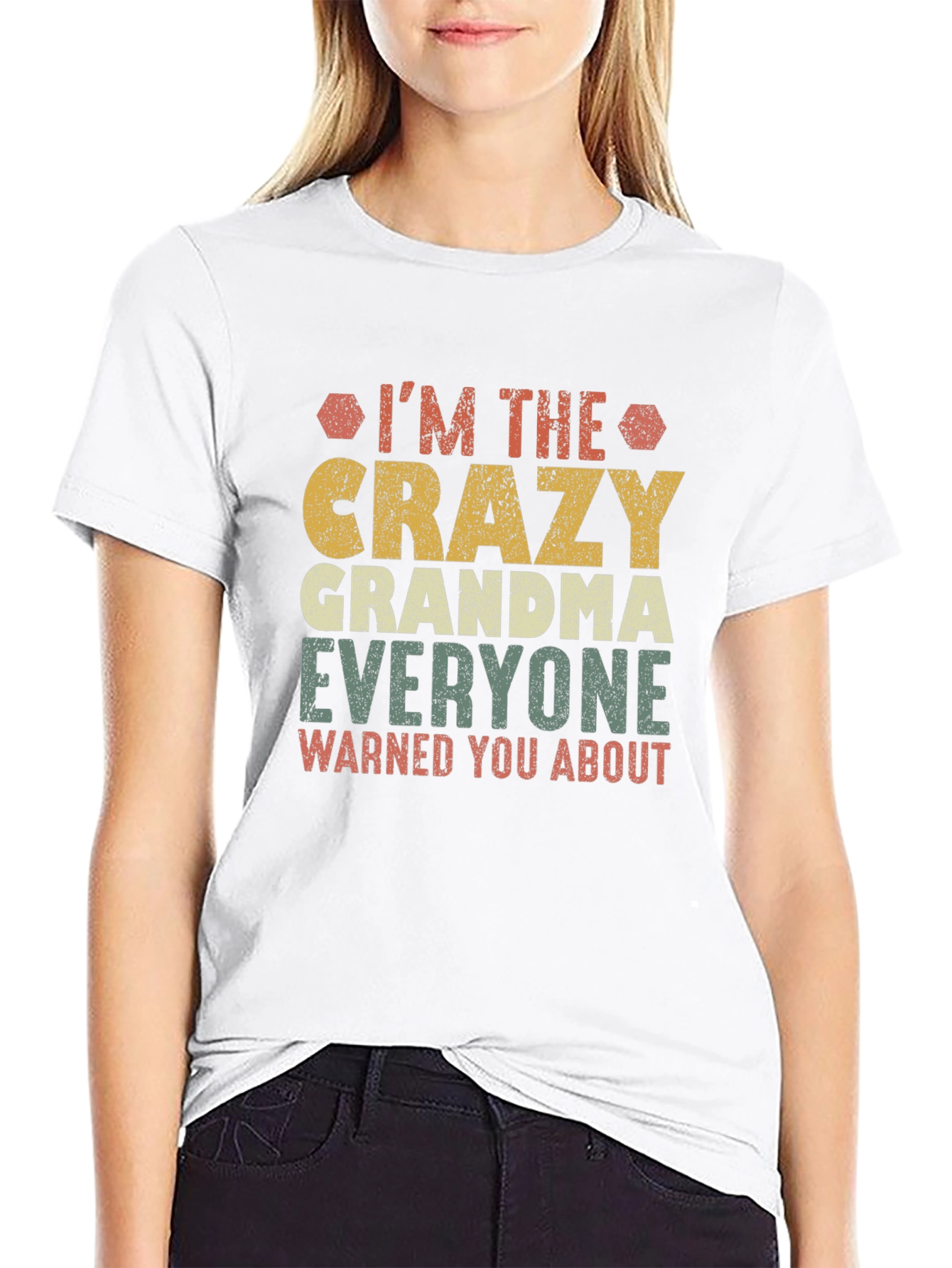 Crazy Grandma T-Shirt - Novelty Graphic Tee
