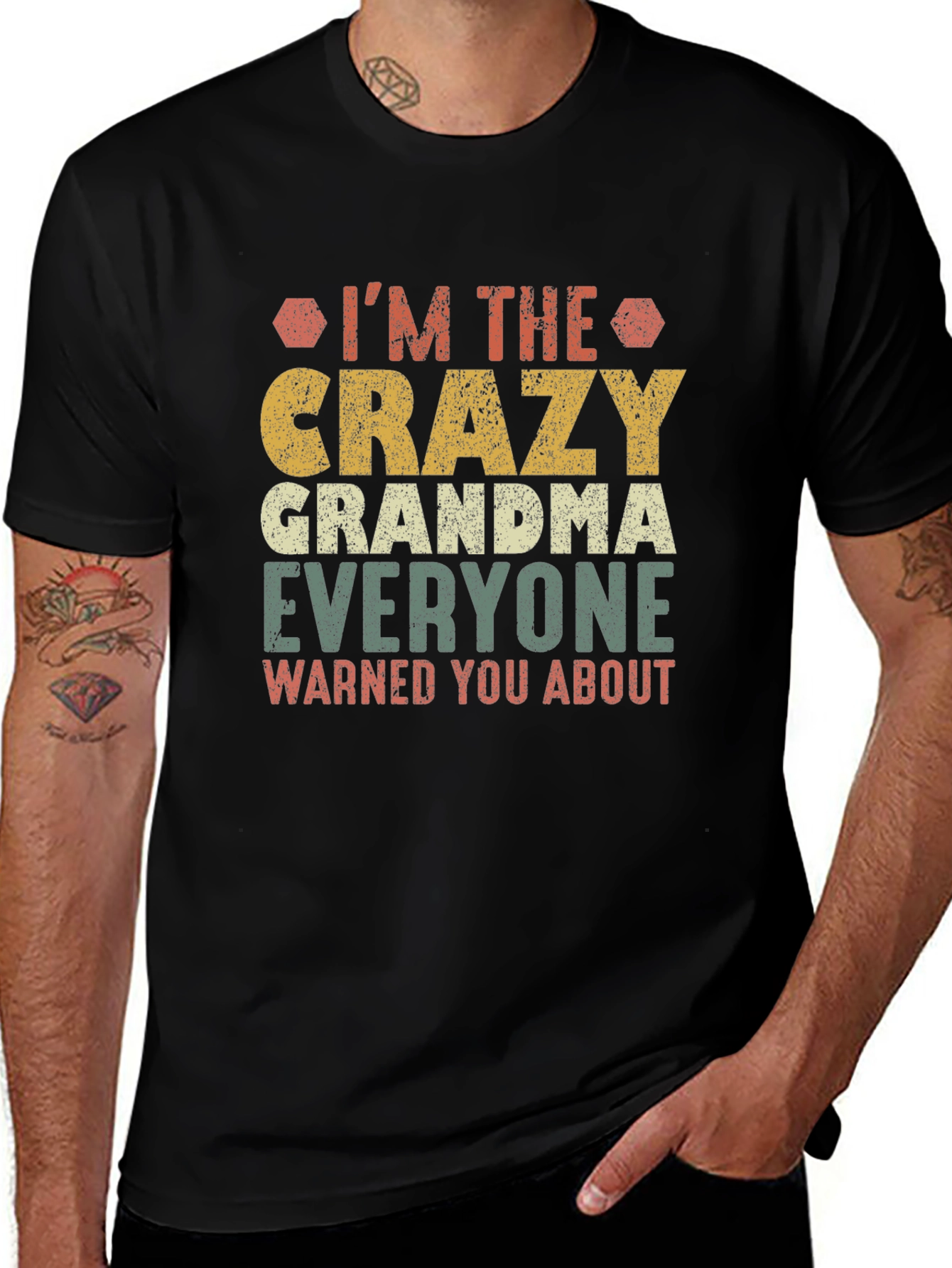 Crazy Grandma T-Shirt - Novelty Graphic Tee
