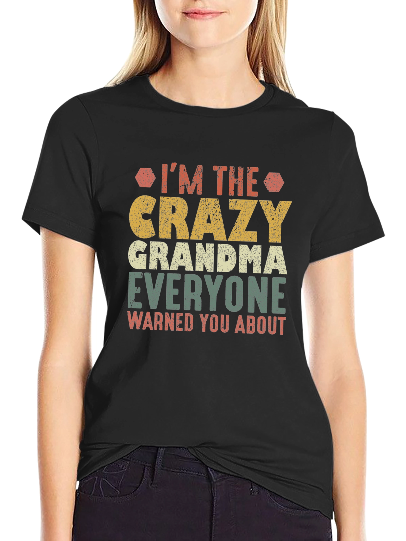 Crazy Grandma T-Shirt - Novelty Graphic Tee