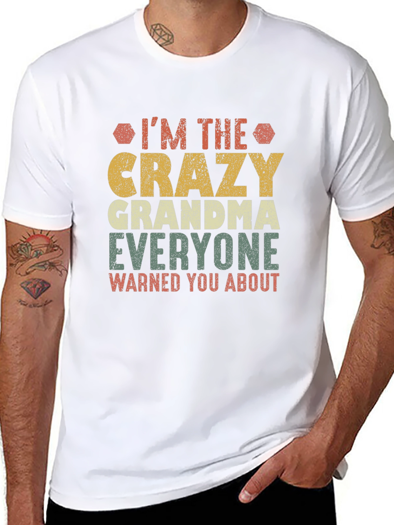 Crazy Grandma T-Shirt - Novelty Graphic Tee