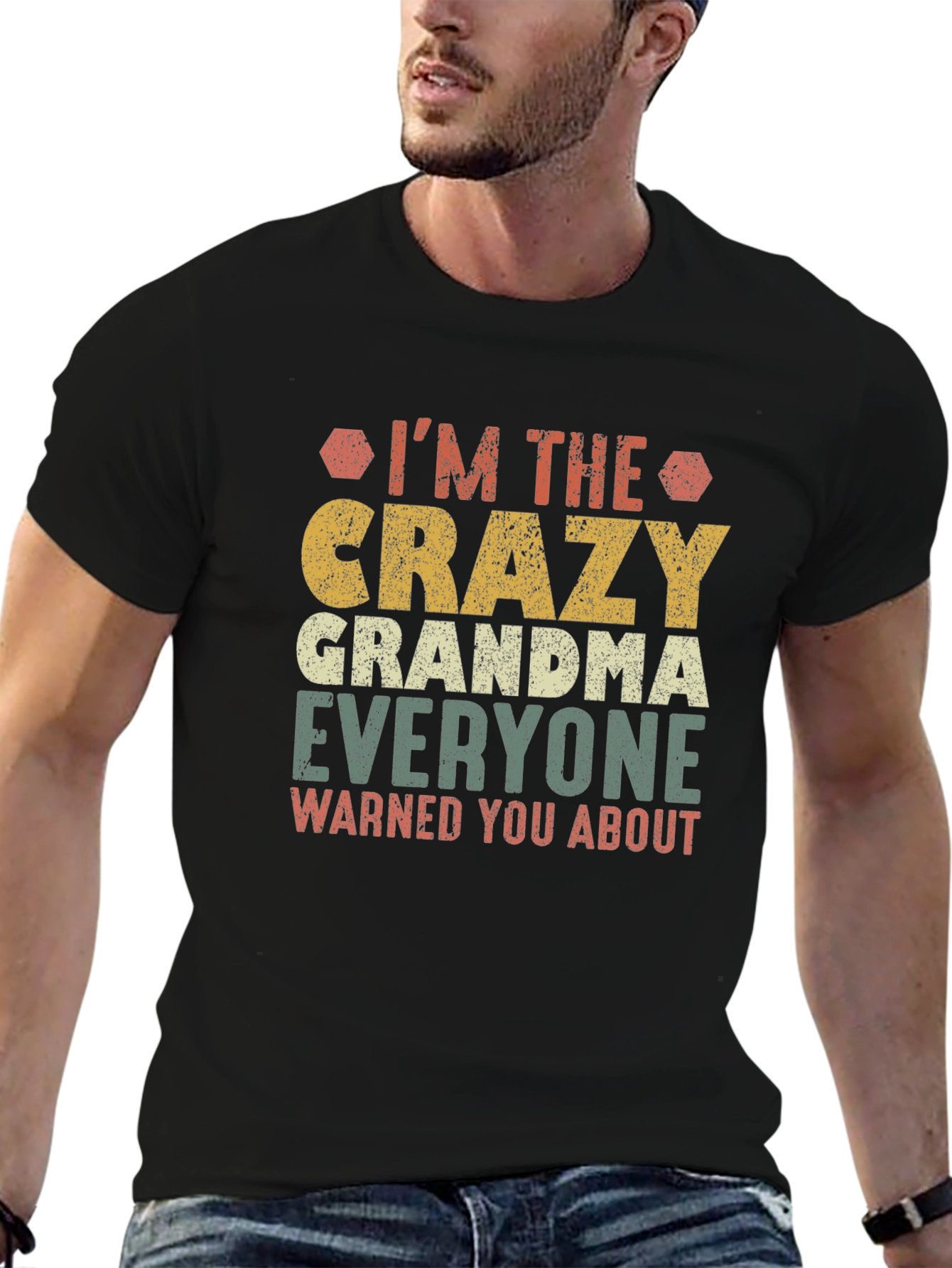 Crazy Grandma T-Shirt - Novelty Graphic Tee
