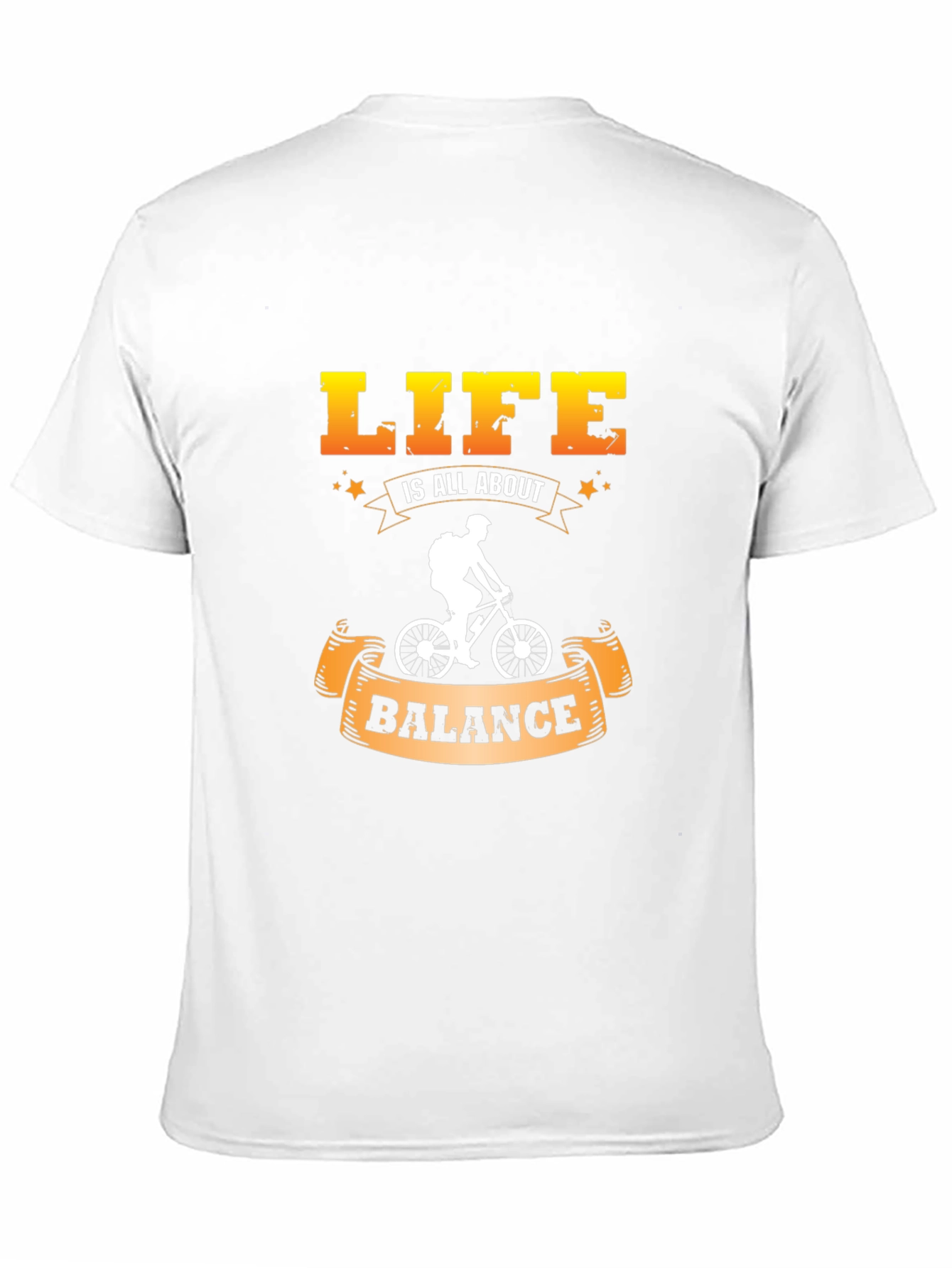 Life is All About Balance T-Shirt Cycling Design