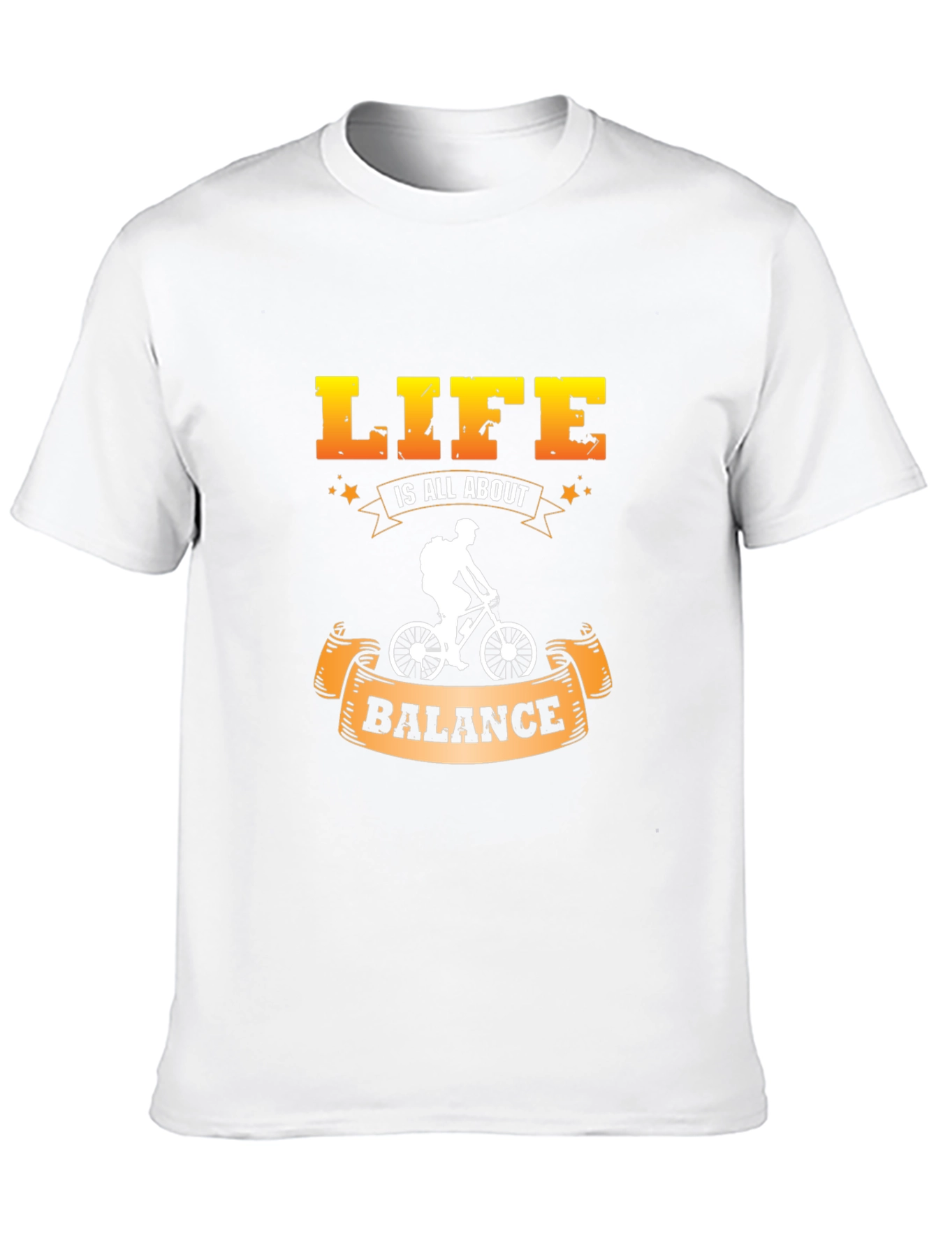 Life is All About Balance T-Shirt Cycling Design