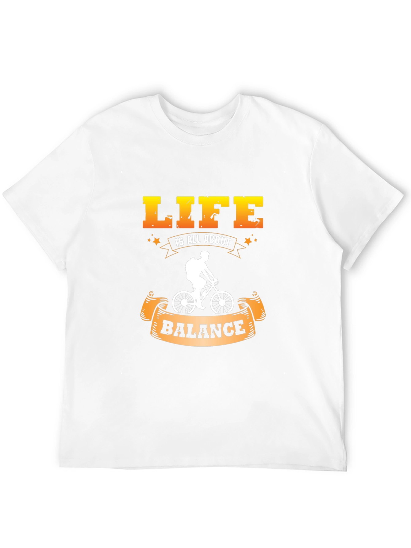 Life is All About Balance T-Shirt Cycling Design