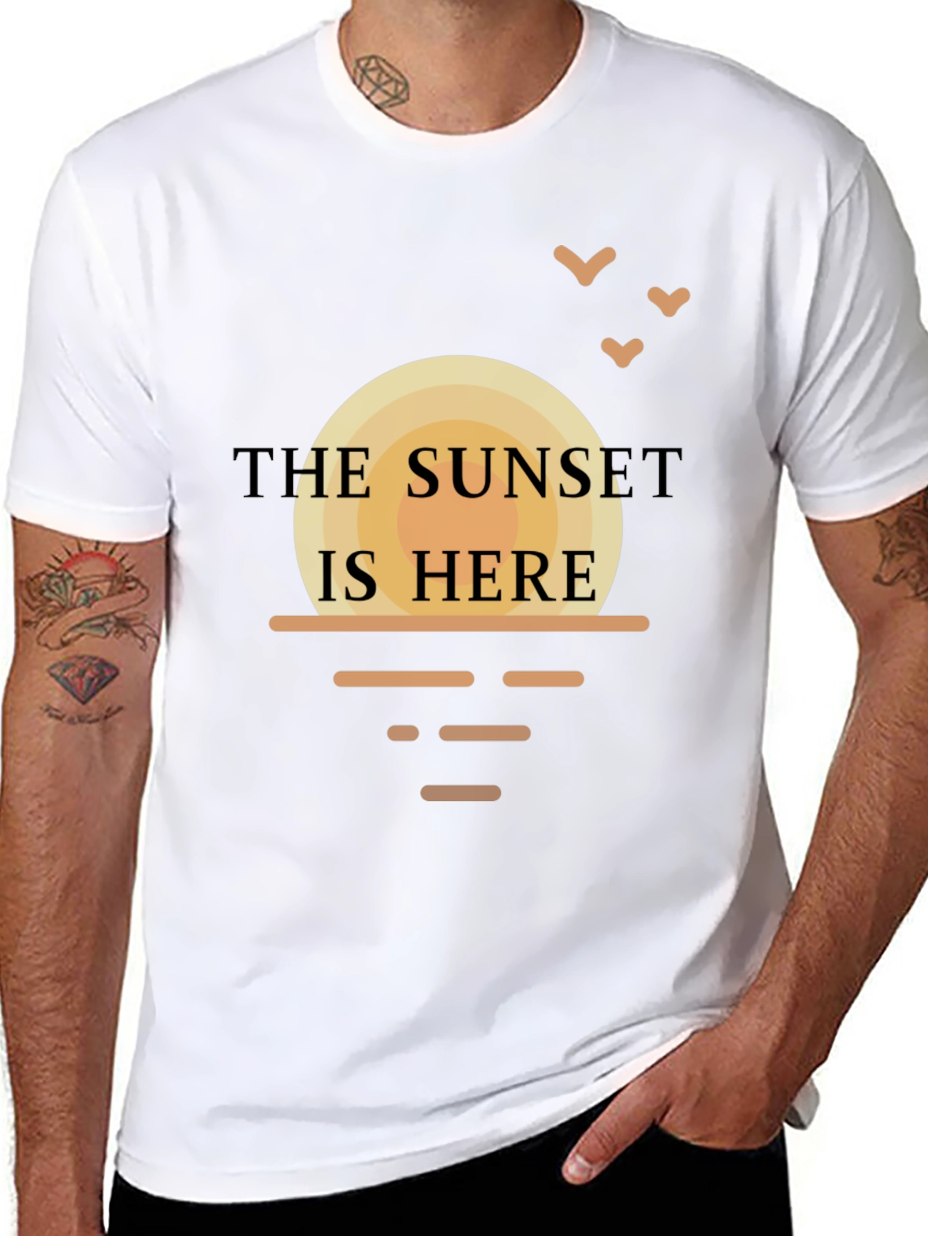 Sunset Graphic T-Shirt - Relaxed Fit